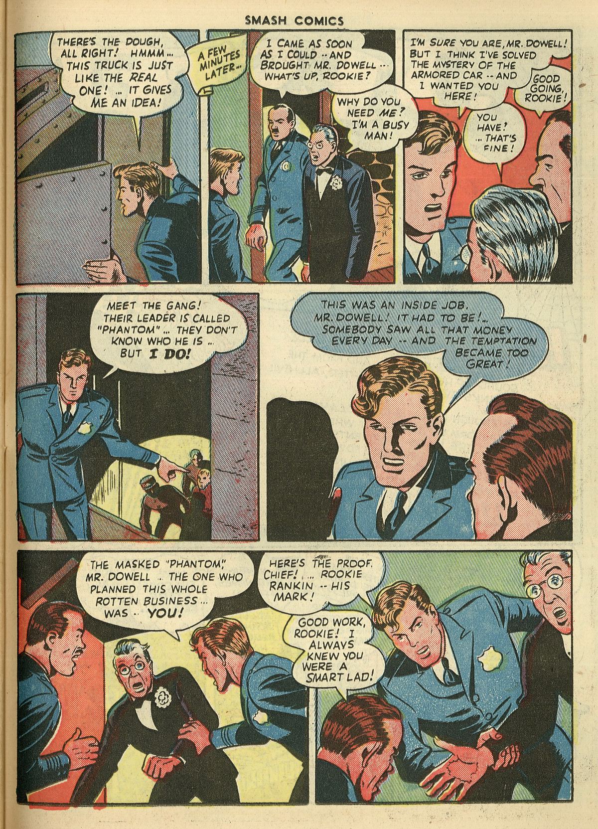 Read online Smash Comics comic -  Issue #49 - 51