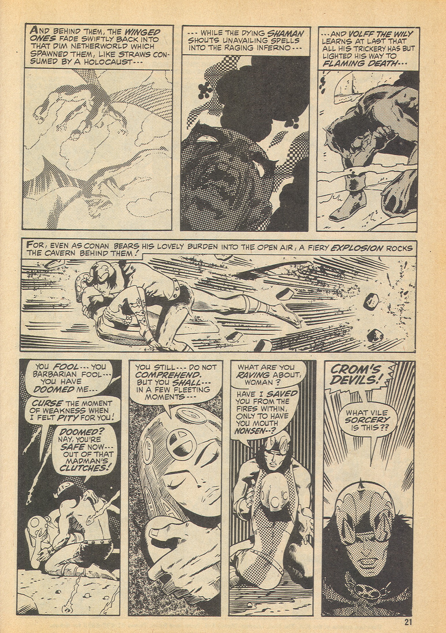 Read online The Savage Sword of Conan (1975) comic -  Issue #1 - 21
