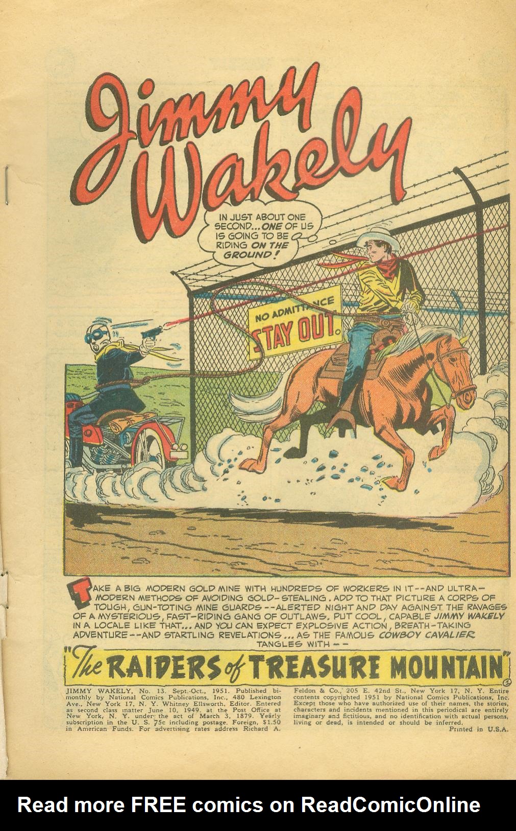 Read online Jimmy Wakely comic -  Issue #13 - 3
