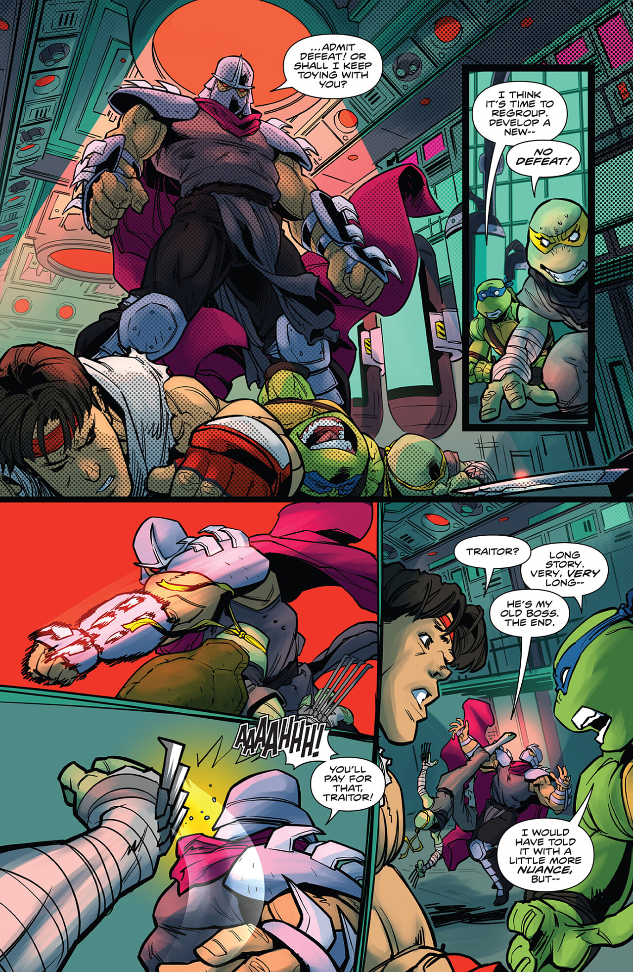Read online Teenage Mutant Ninja Turtles vs. Street Fighter comic -  Issue #4 - 18