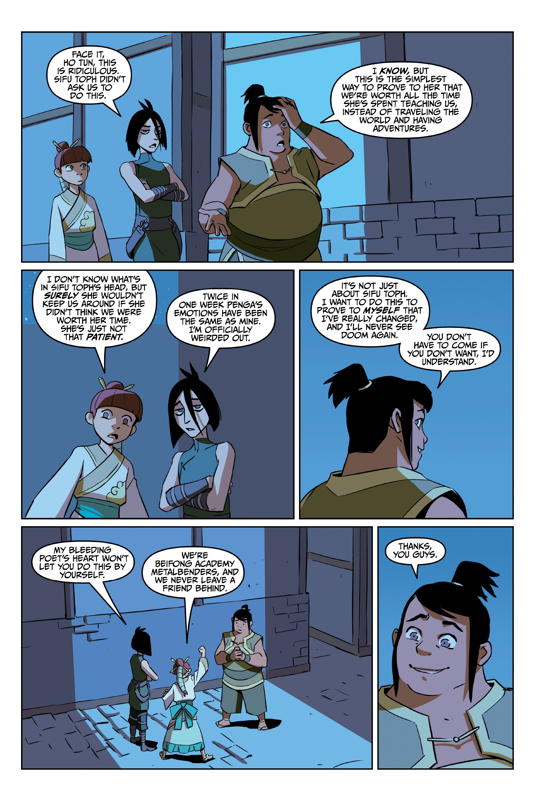 Read online Nickelodeon Avatar: The Last Airbender - Toph Beifong's Metalbending Academy comic -  Issue # TPB - 41