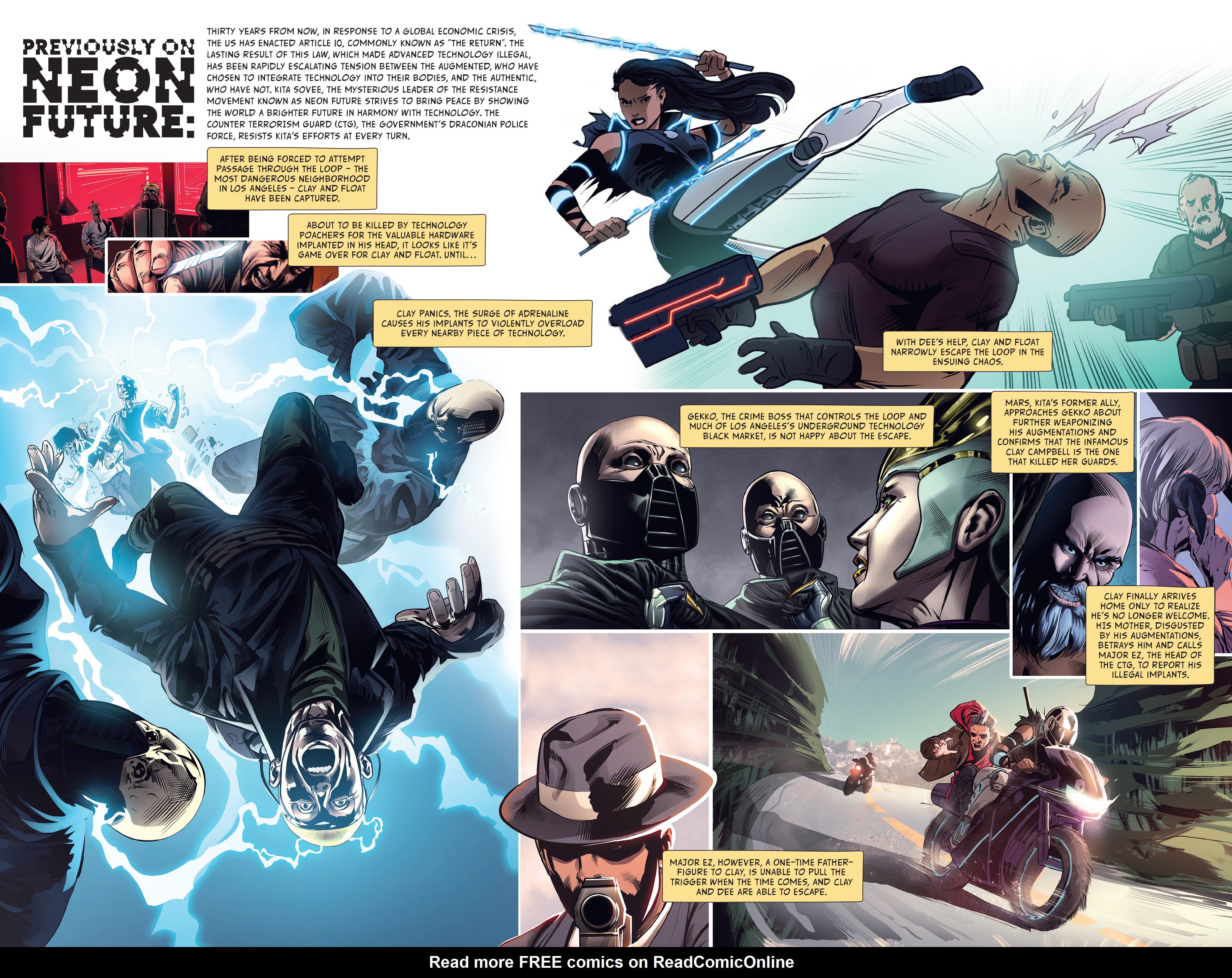 Read online Neon Future comic -  Issue #4 - 5