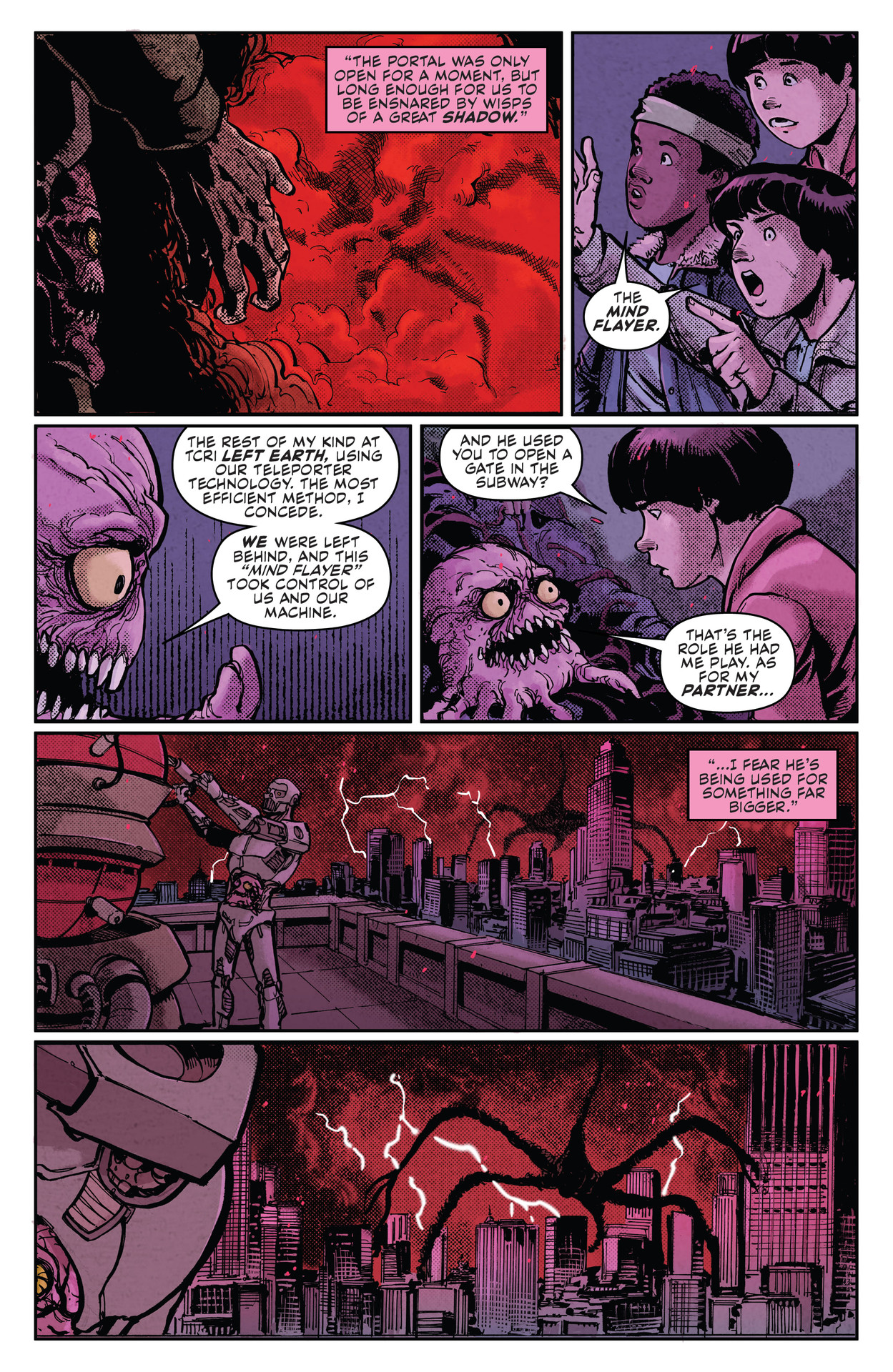 Read online Teenage Mutant Ninja Turtles x Stranger Things comic -  Issue #4 - 7