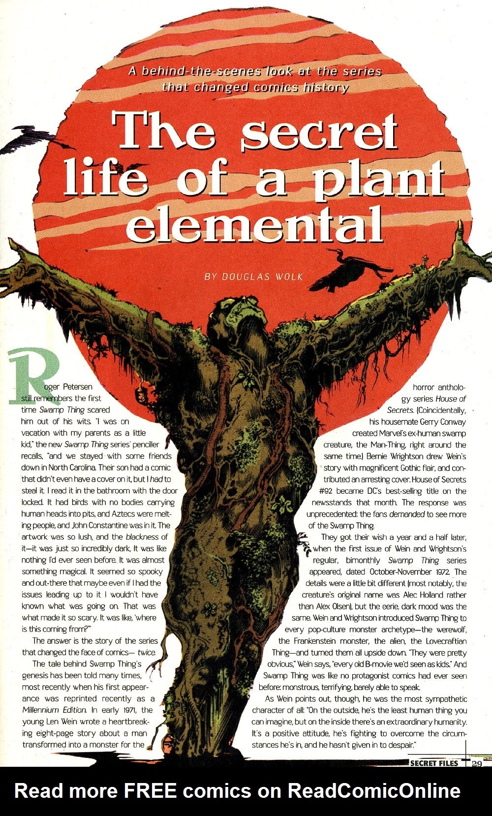 Read online Vertigo Secret Files & Origins: Swamp Thing comic -  Issue # Full - 26