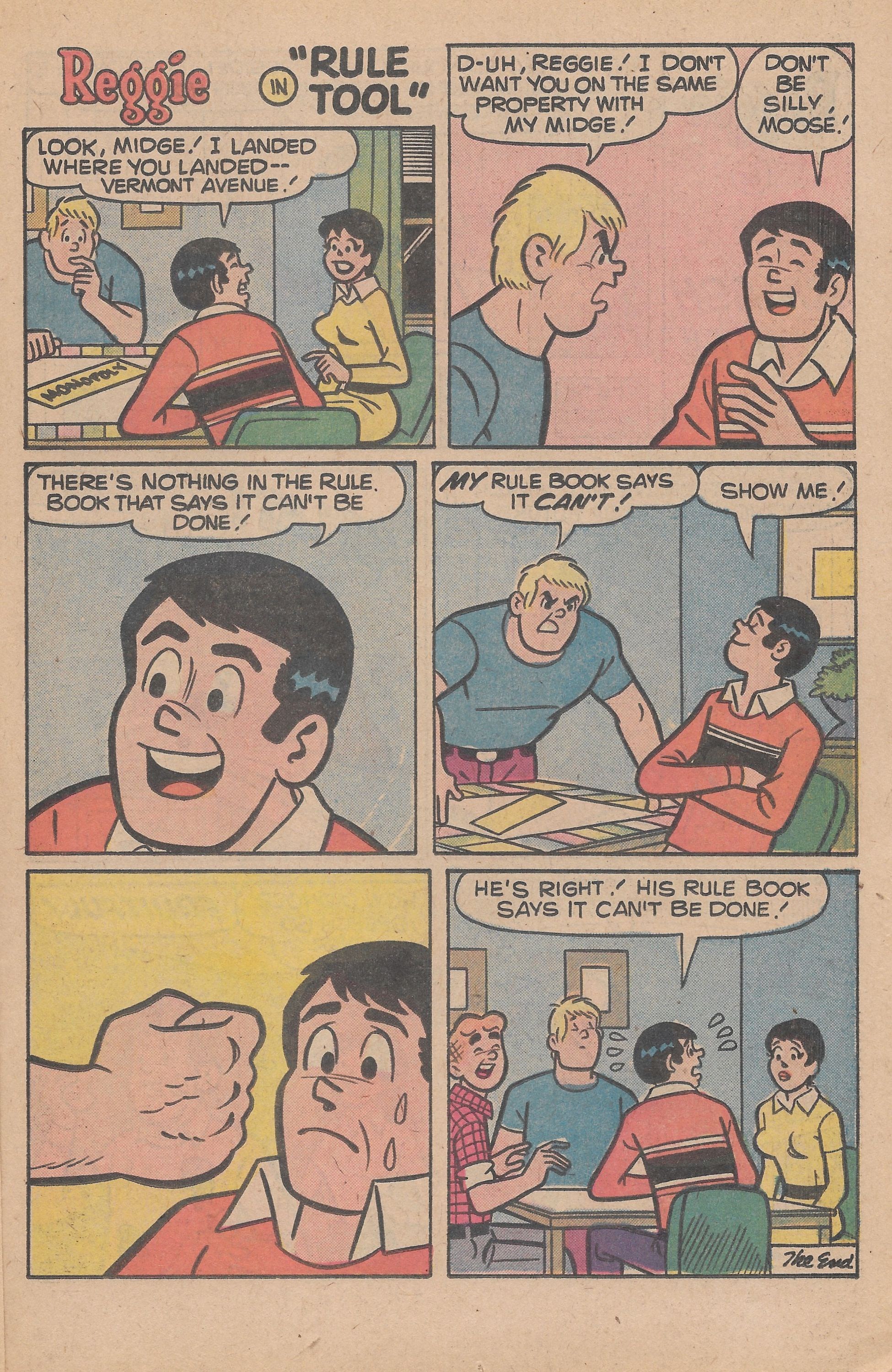 Read online Reggie's Wise Guy Jokes comic -  Issue #45 - 23