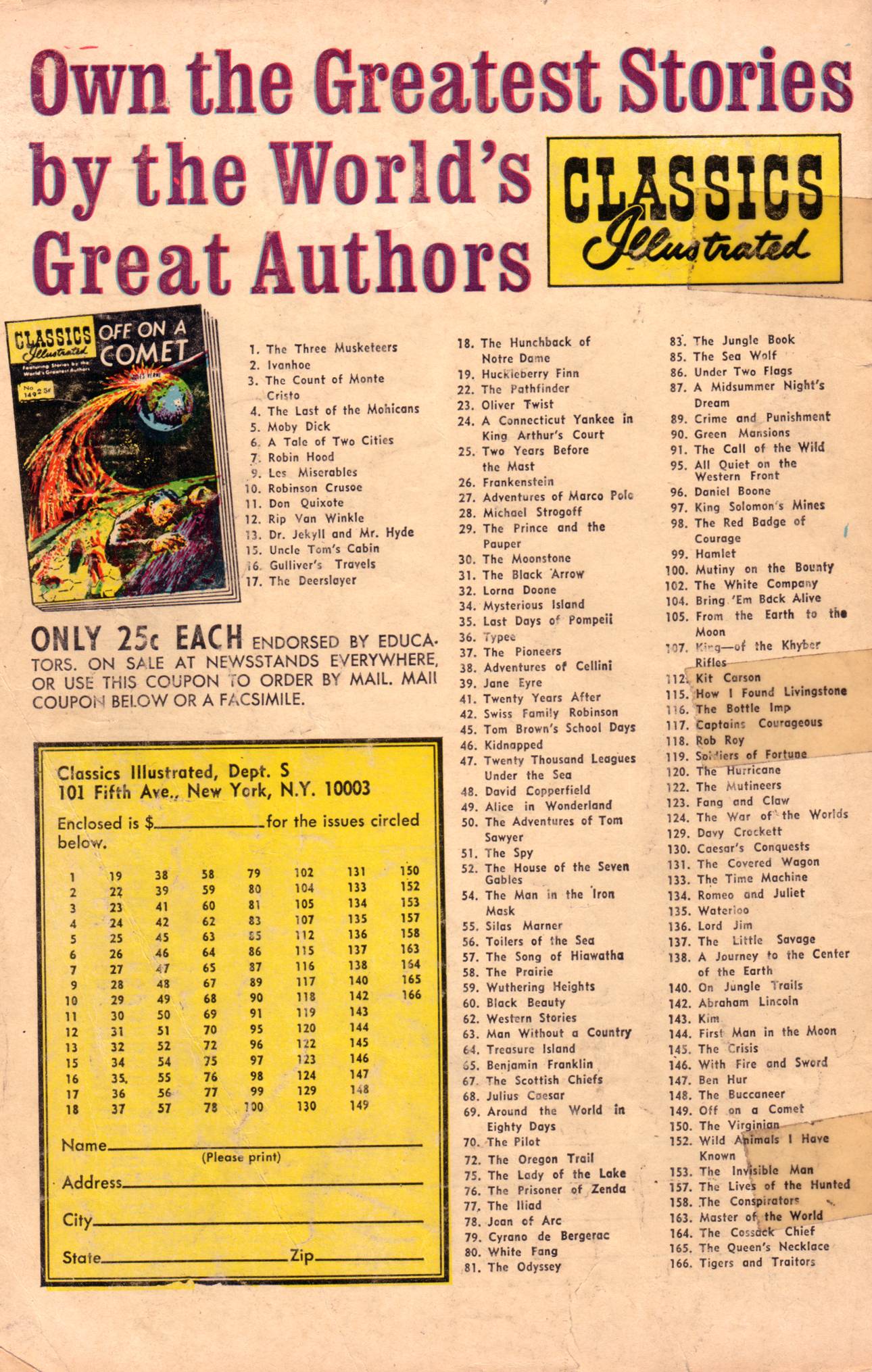 Read online Classics Illustrated comic -  Issue #165 - 52