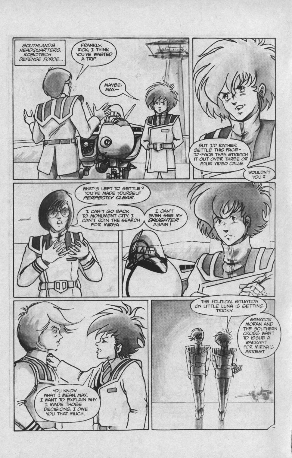 Read online Robotech II: The Sentinels - The Malcontent Uprisings comic -  Issue #2 - 8