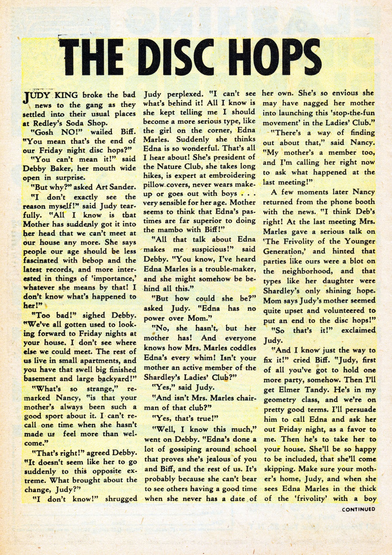 Read online Sherry the Showgirl (1957) comic -  Issue #7 - 22