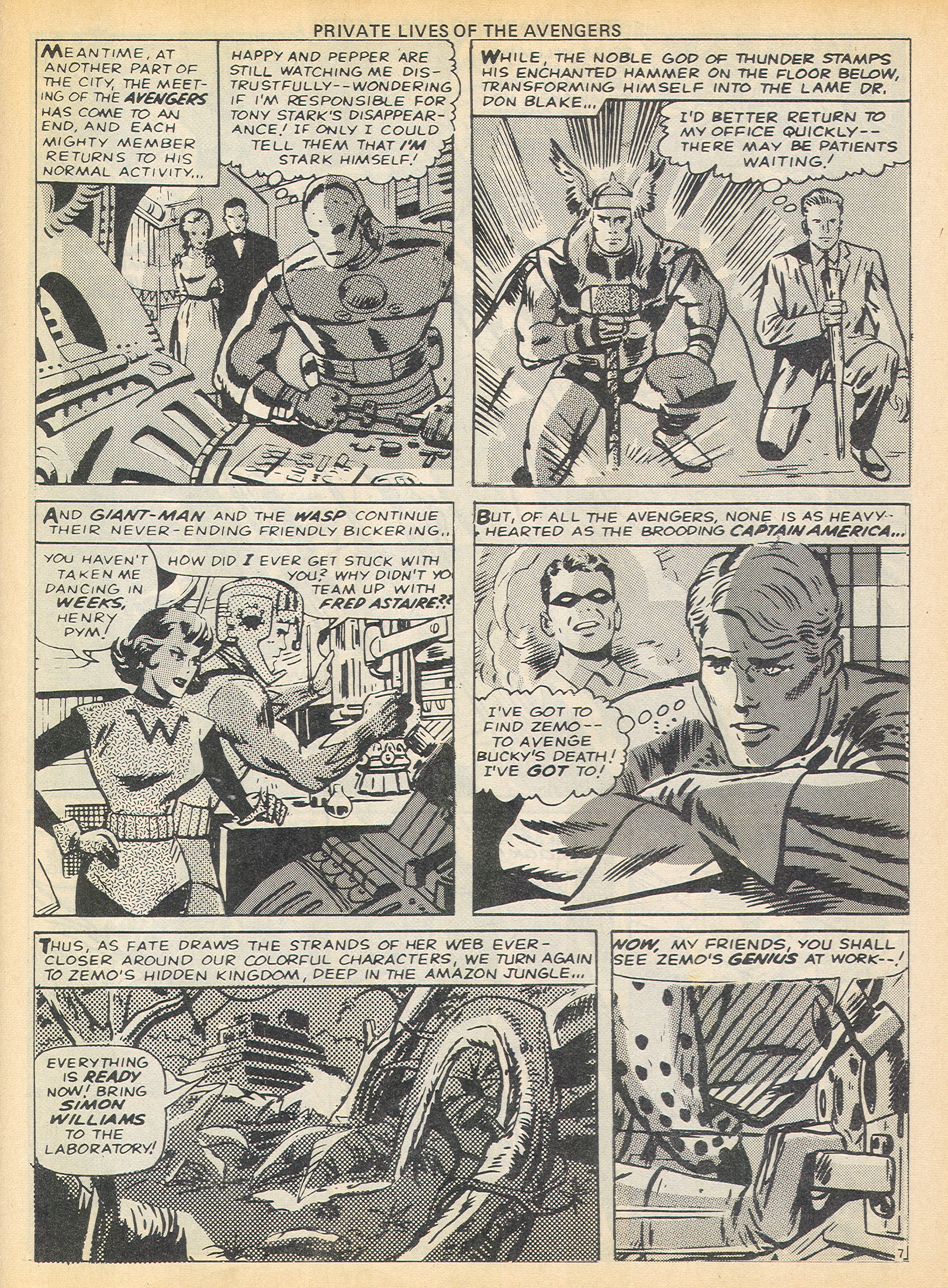 Read online The Avengers (1973) comic -  Issue #6 - 7