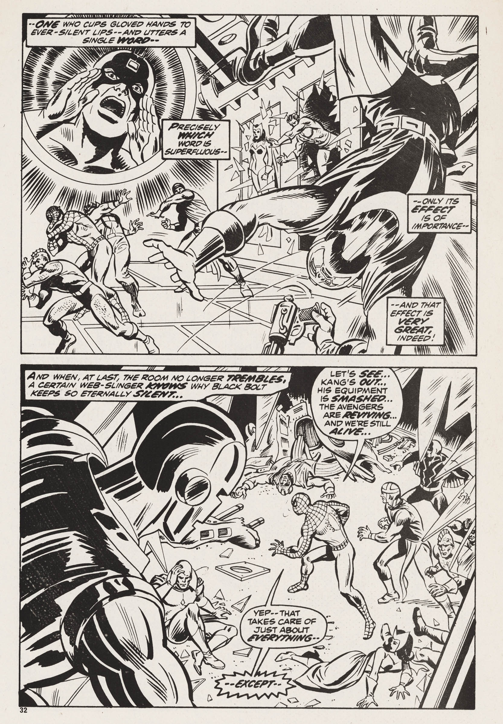 Read online Captain Britain (1976) comic -  Issue #32 - 32