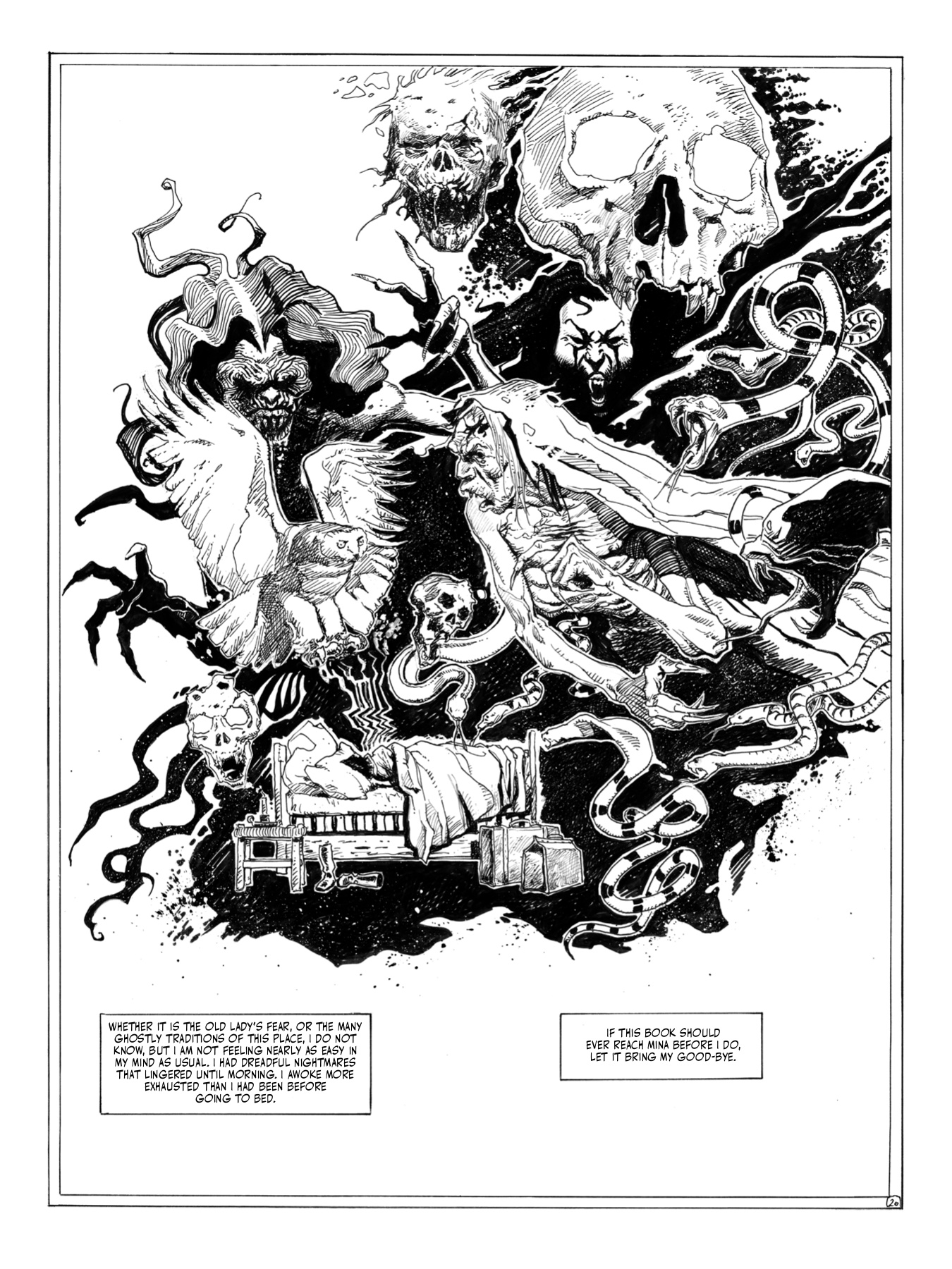Read online Bram Stoker's Dracula by Georges Bess comic -  Issue # TPB (Part 1) - 20