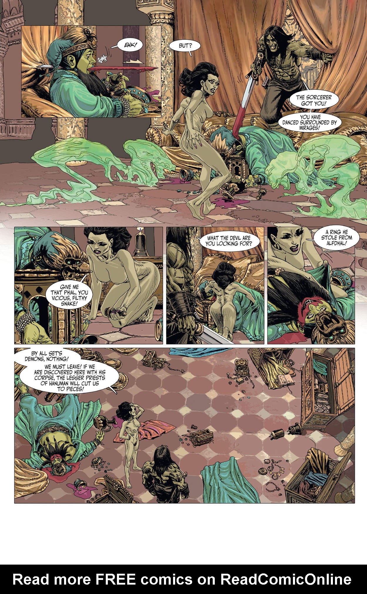 Read online The Cimmerian comic -  Issue # TPB 3 - 113