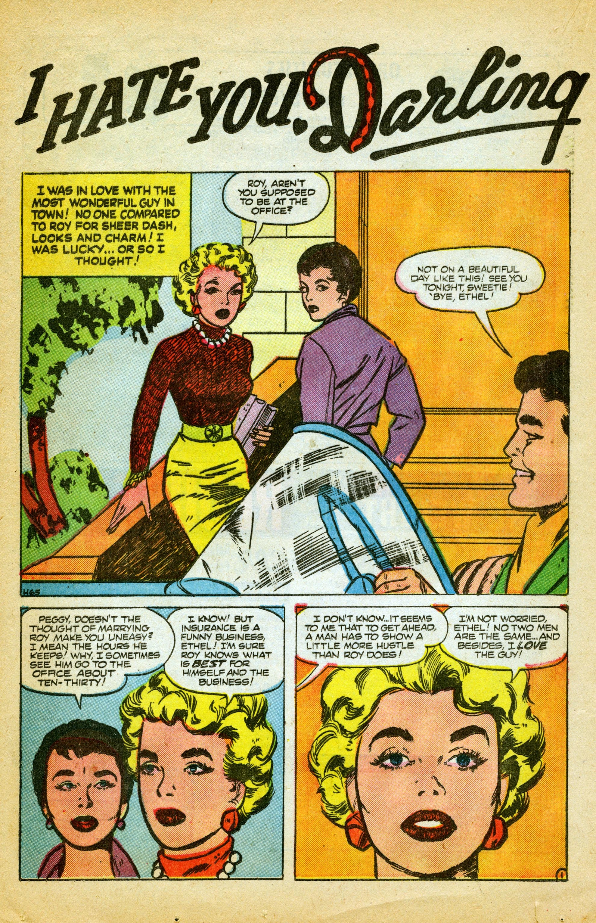 Read online Love Romances comic -  Issue #54 - 20