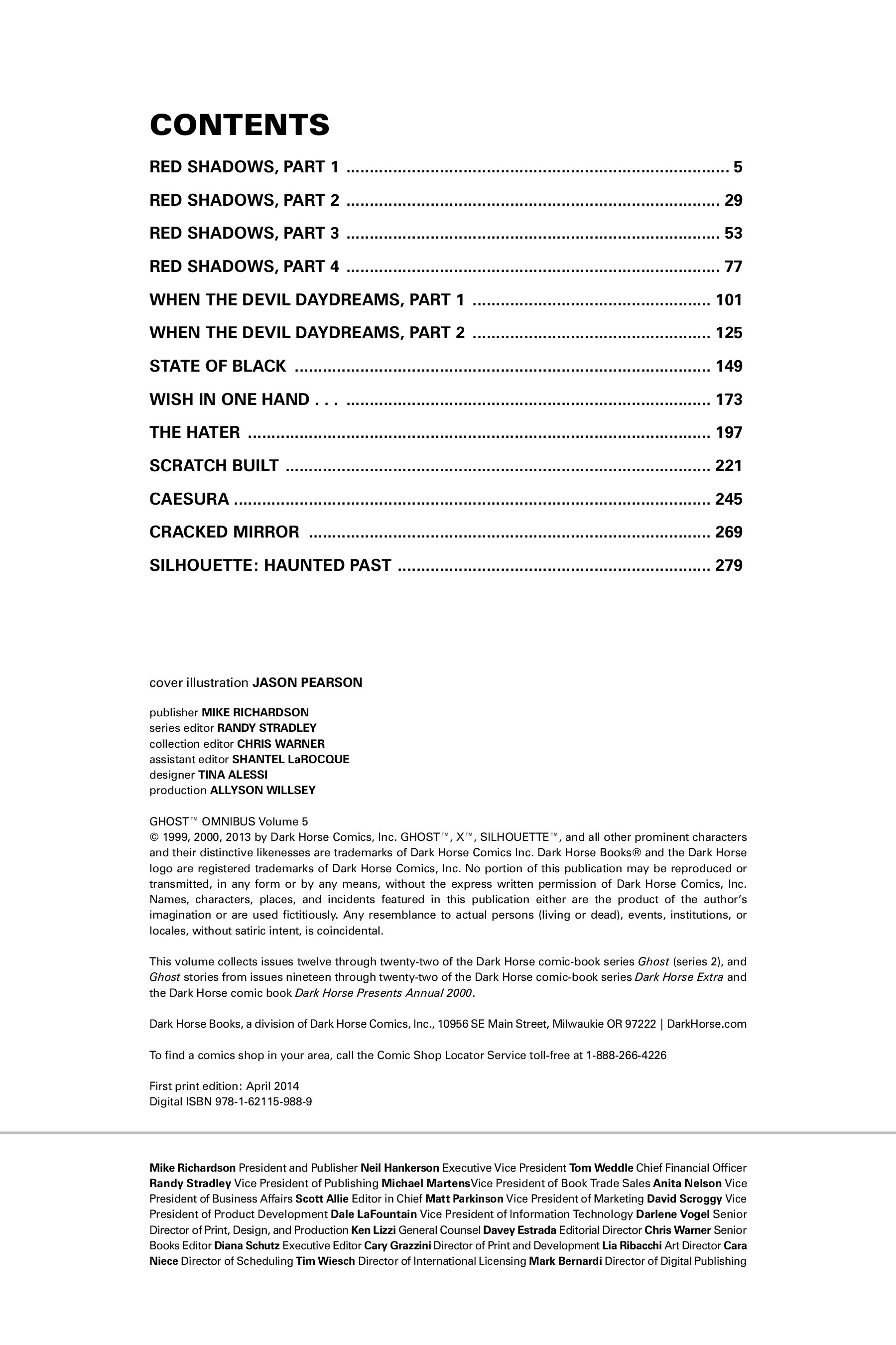 Read online Ghost Omnibus comic -  Issue # TPB 5 (Part 1) - 5