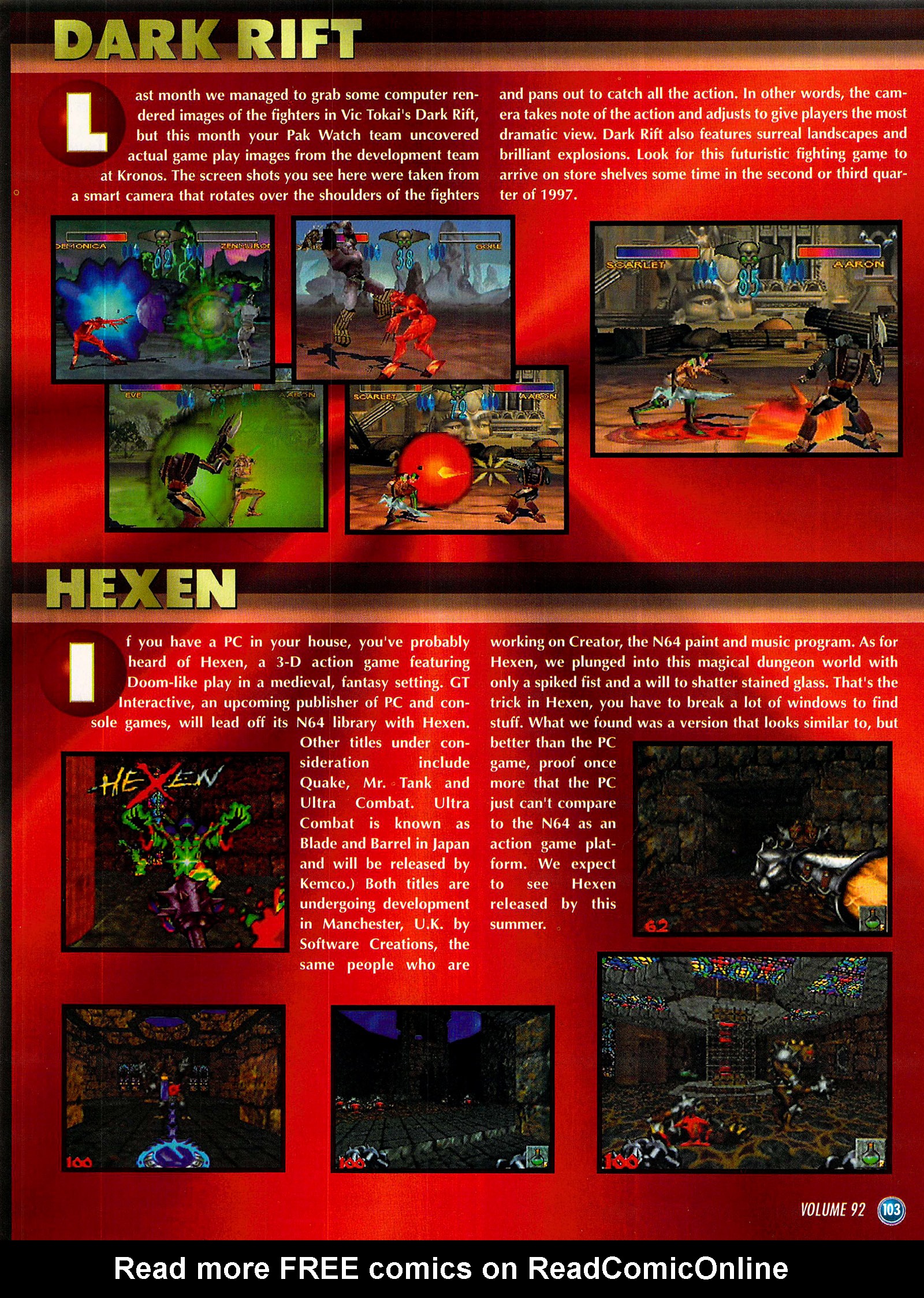 Read online Nintendo Power comic -  Issue #92 - 103