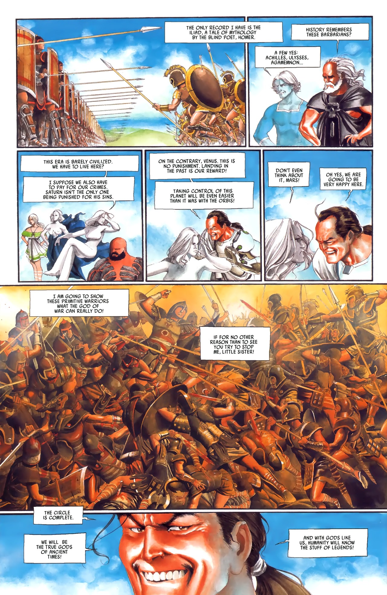 Read online Scourge Of The Gods: The Fall comic -  Issue #3 - 50