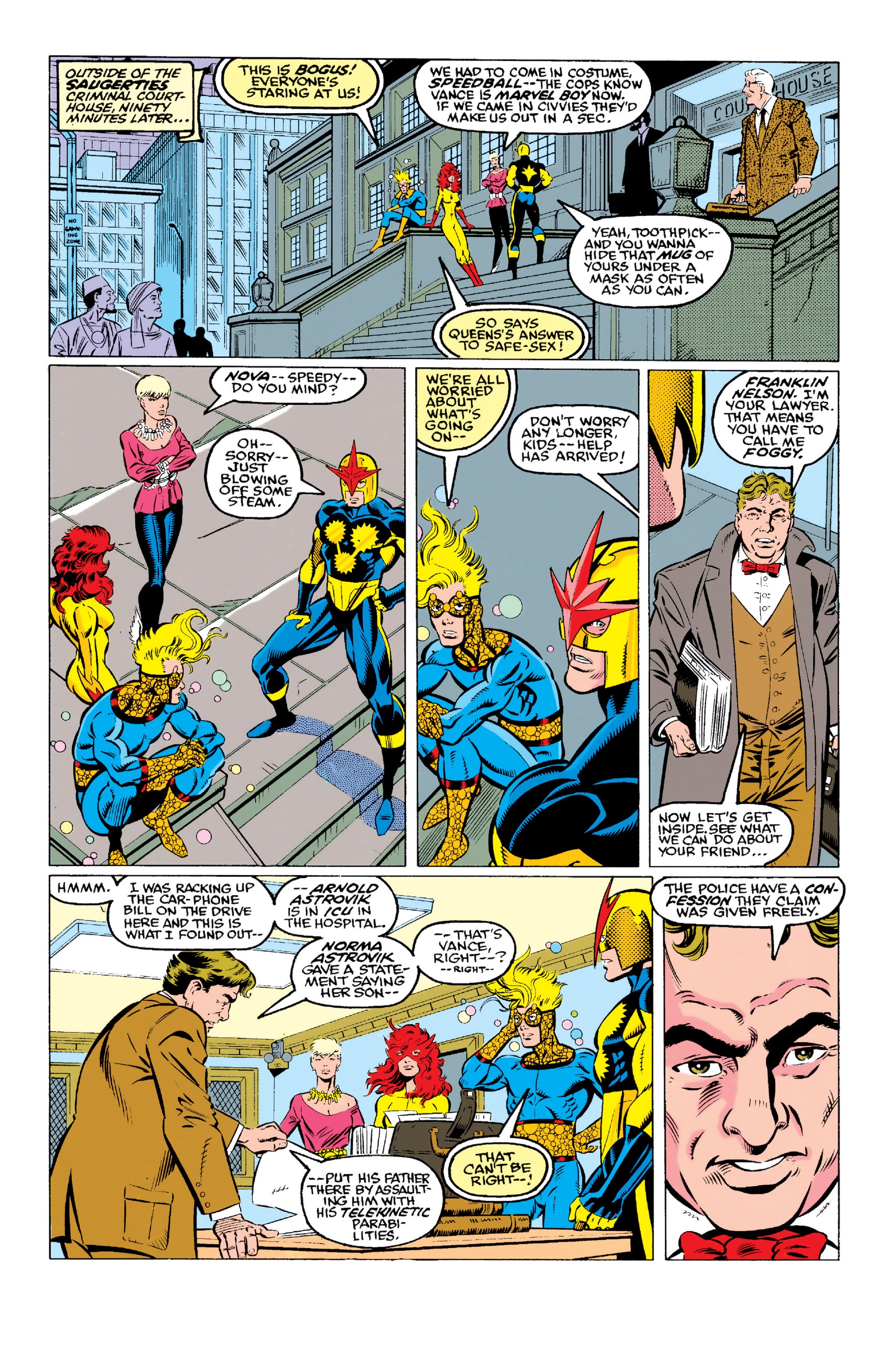 Read online The New Warriors comic -  Issue #21 - 7