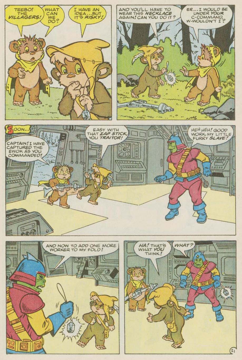 Read online Ewoks (1987) comic -  Issue #14 - 22