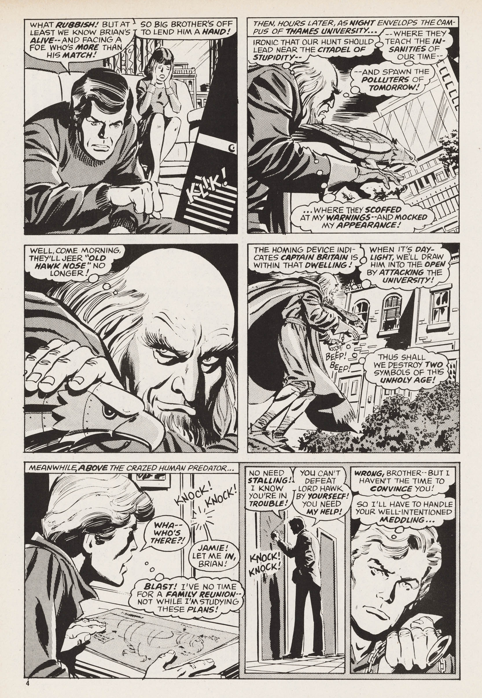 Read online Captain Britain (1976) comic -  Issue #31 - 4