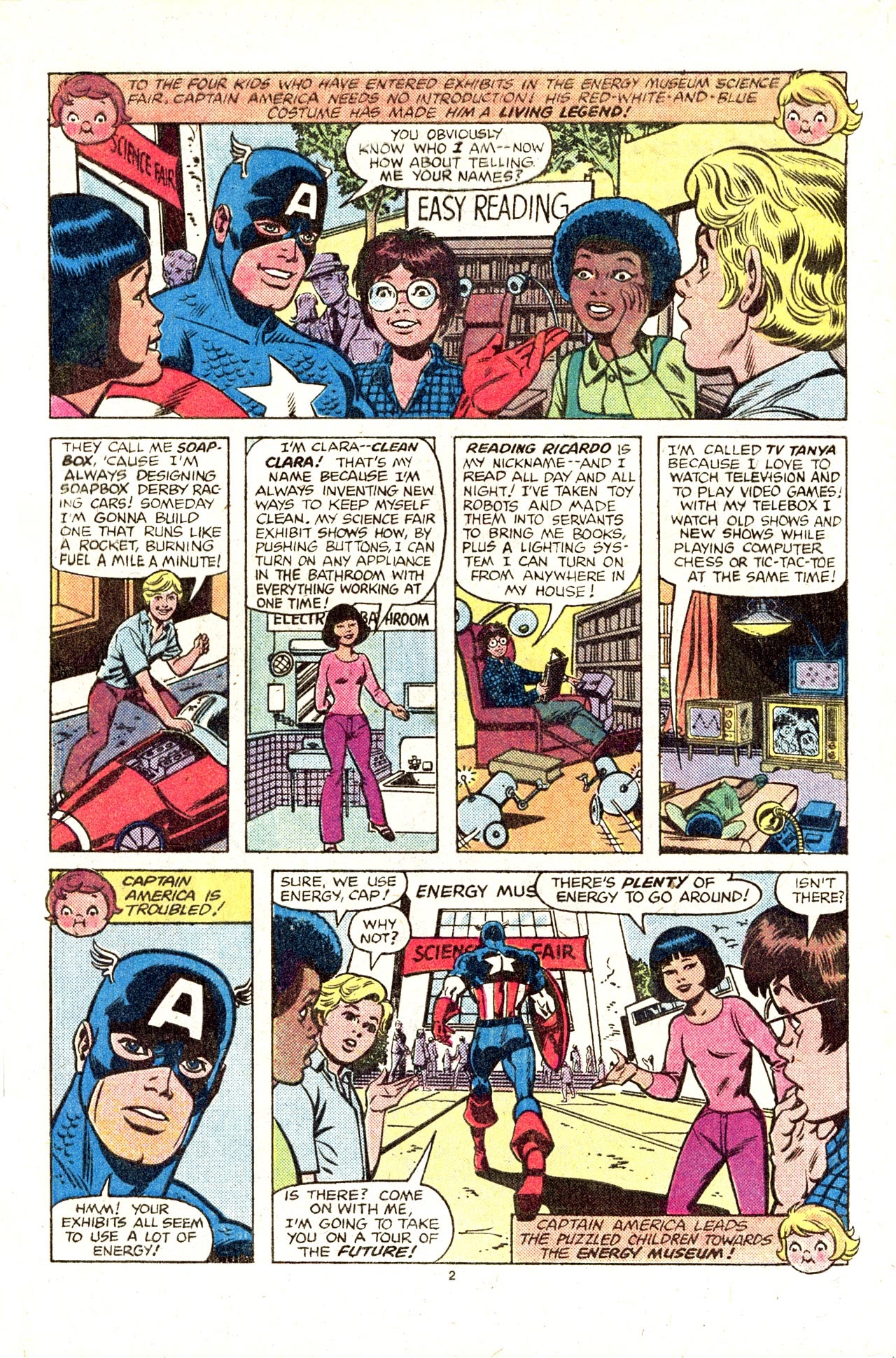 Read online Captain America and The Campbell Kids comic -  Issue # Full - 4