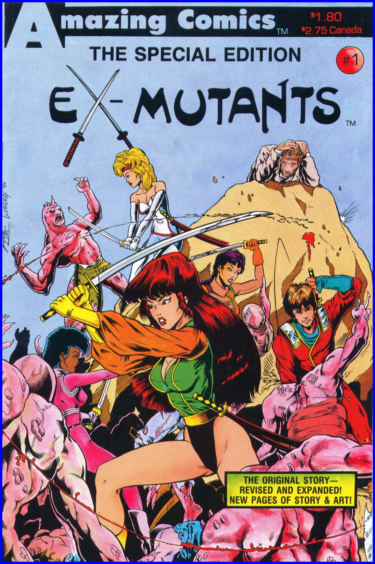 Read online Ex-Mutants (1986) comic -  Issue #1 - 4
