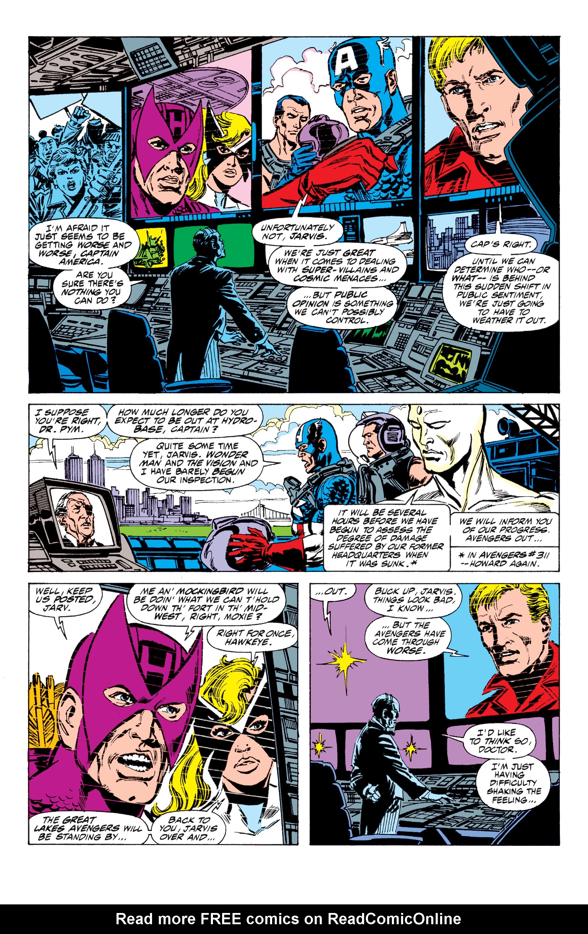 Read online Avengers West Coast Epic Collection: How The West Was Won comic -  Issue #Avengers West Coast Epic Collection Darker Than Scarlet (Part 1) - 100