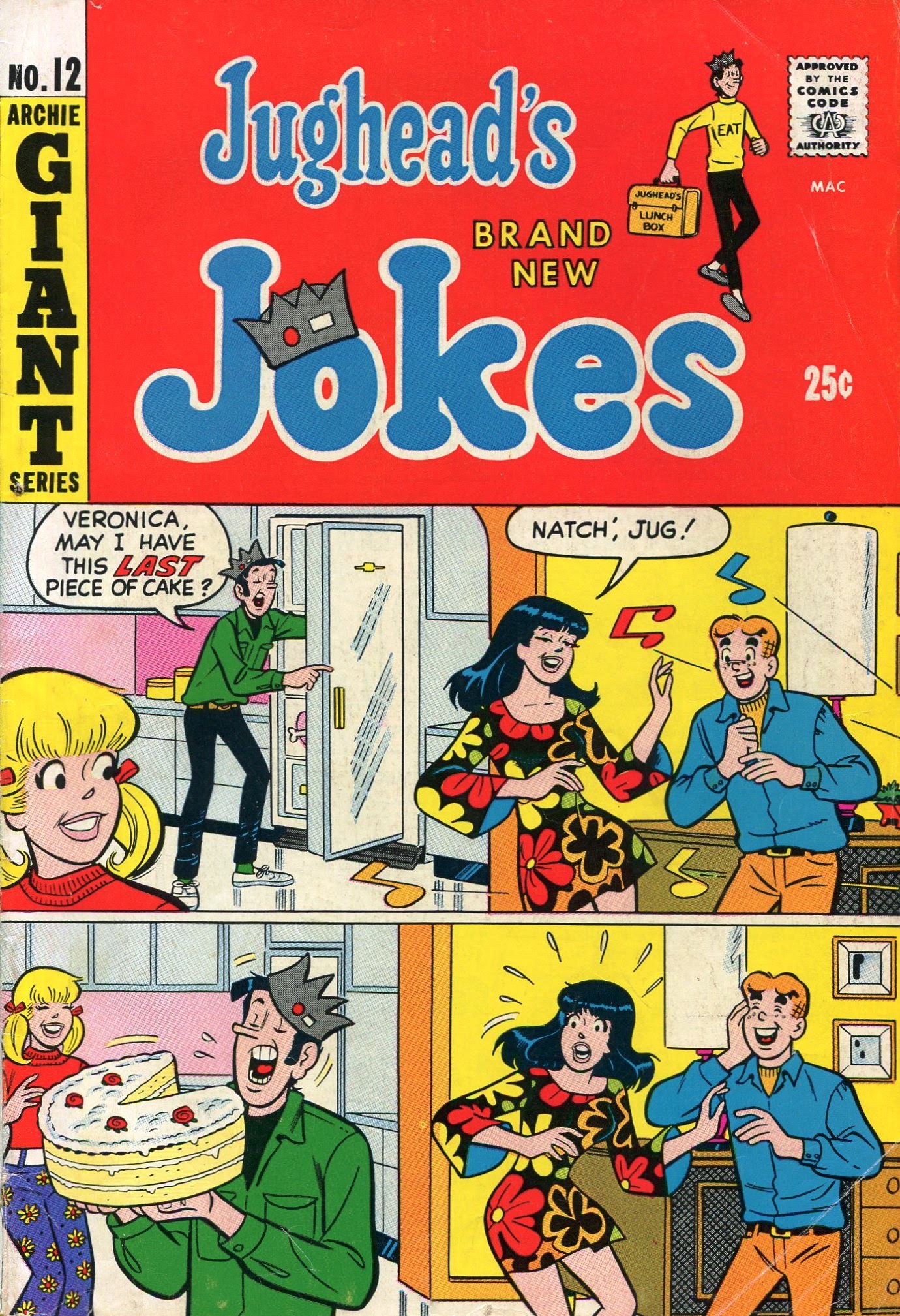 Read online Jughead's Jokes comic -  Issue #12 - 1