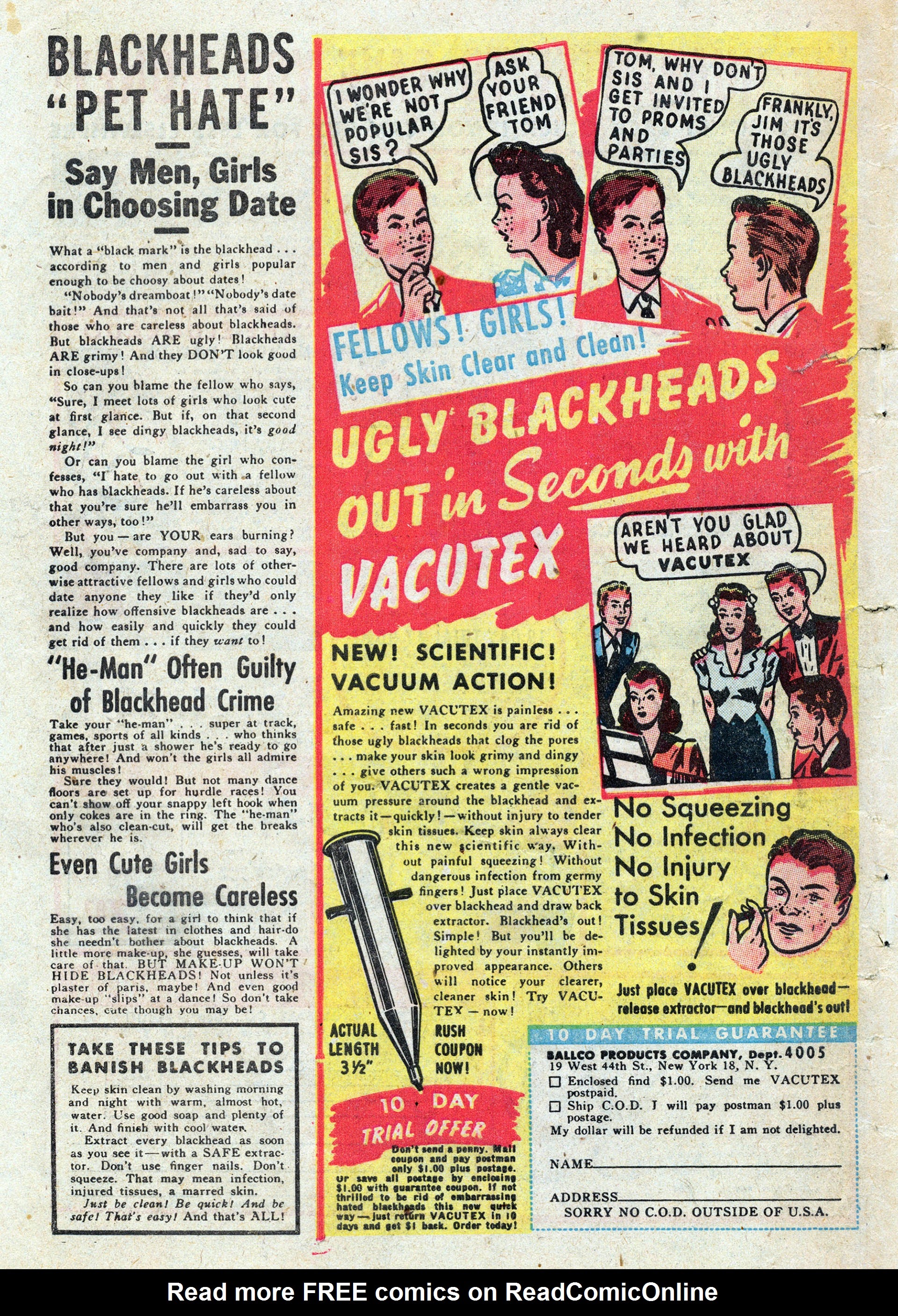 Read online Girl Comics (1949) comic -  Issue #8 - 34