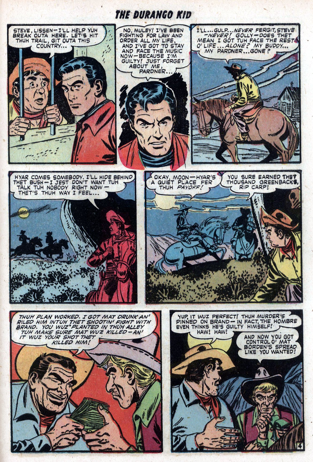 Read online Charles Starrett as The Durango Kid comic -  Issue #11 - 29