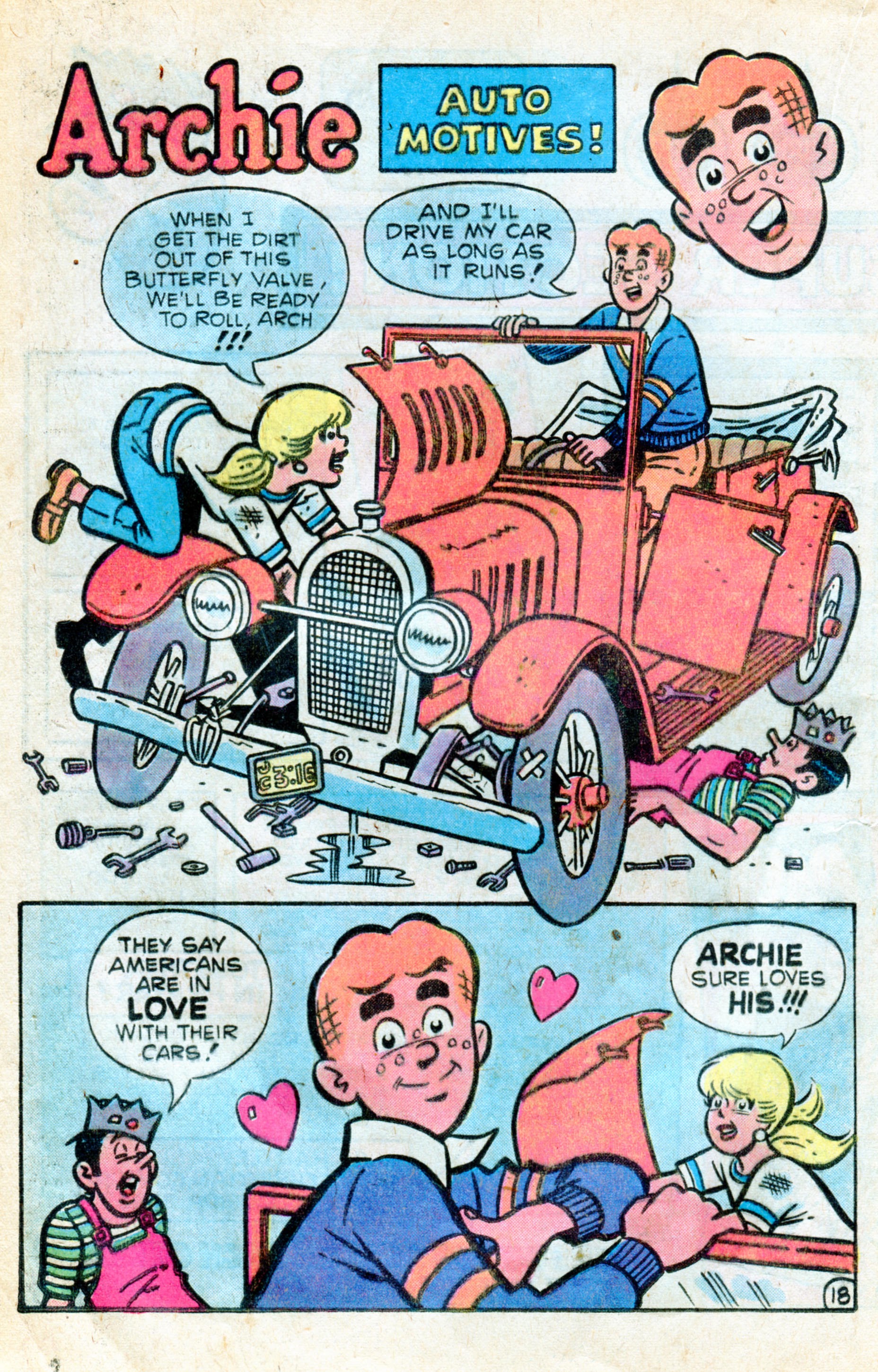 Read online Archie's Car comic -  Issue # Full - 19