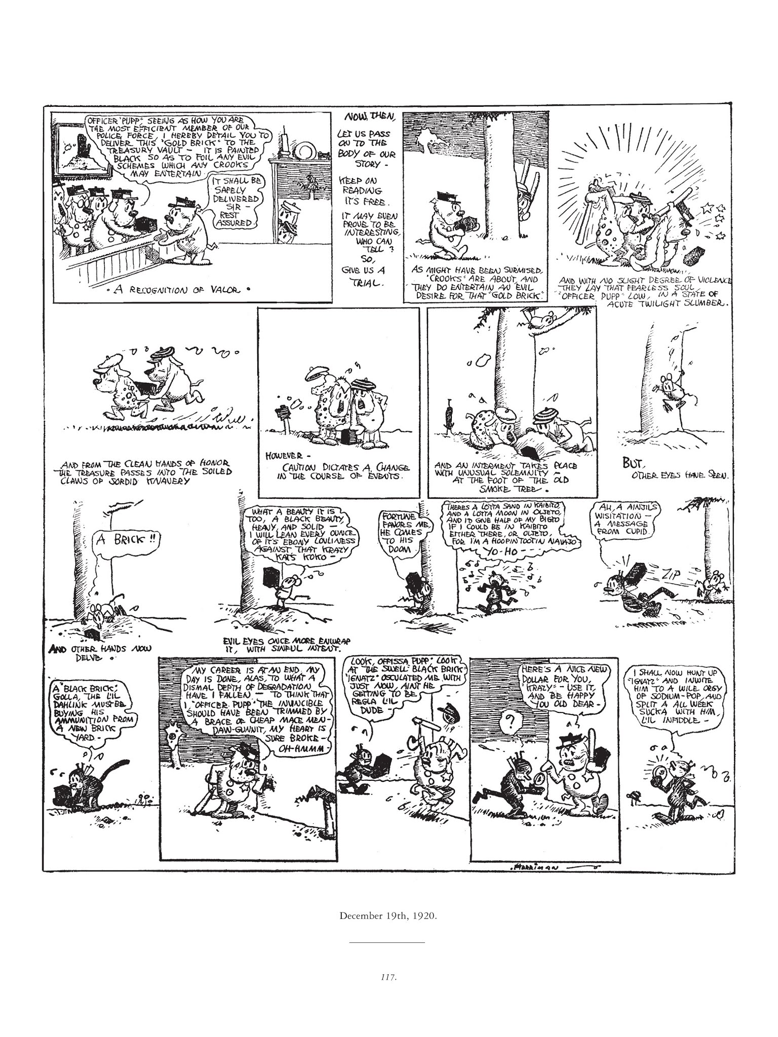 Read online Krazy & Ignatz comic -  Issue # TPB 2 - 117