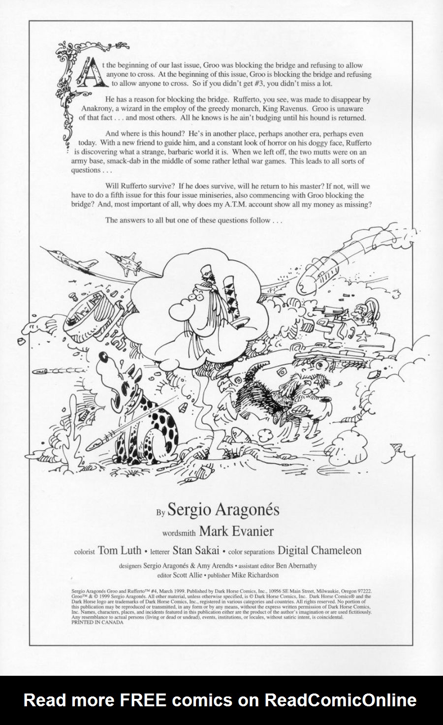 Read online Sergio Aragonés' Groo And Rufferto comic -  Issue #4 - 2