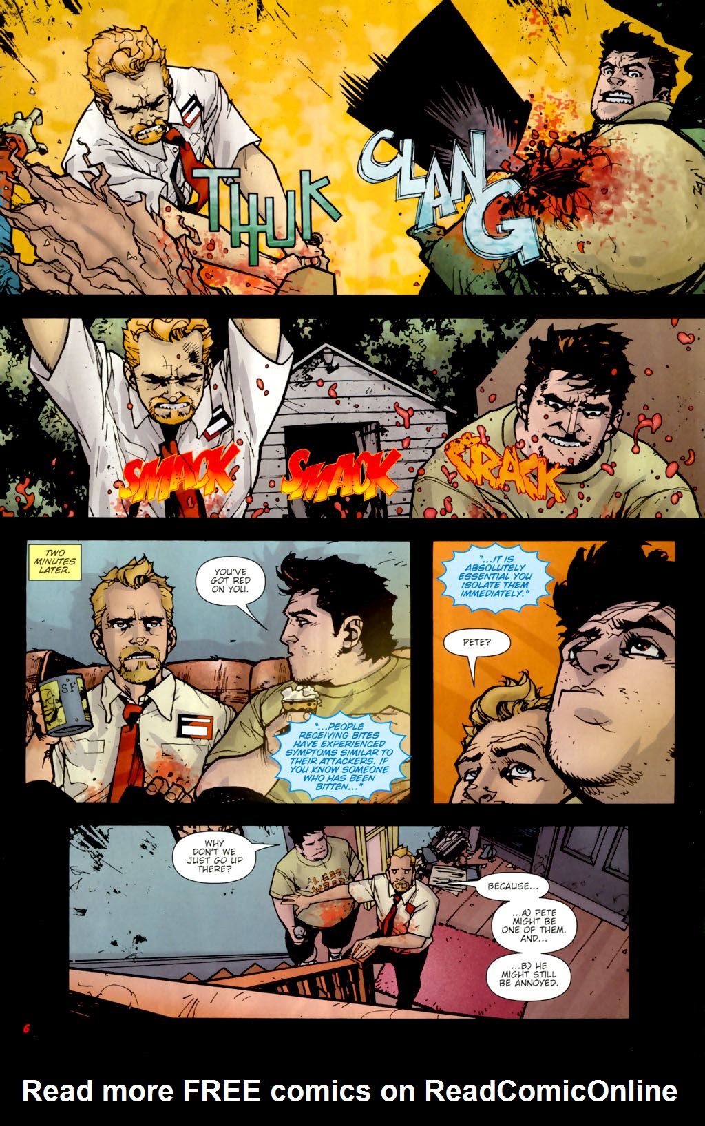 Read online Shaun of the Dead (2005) comic -  Issue #2 - 8