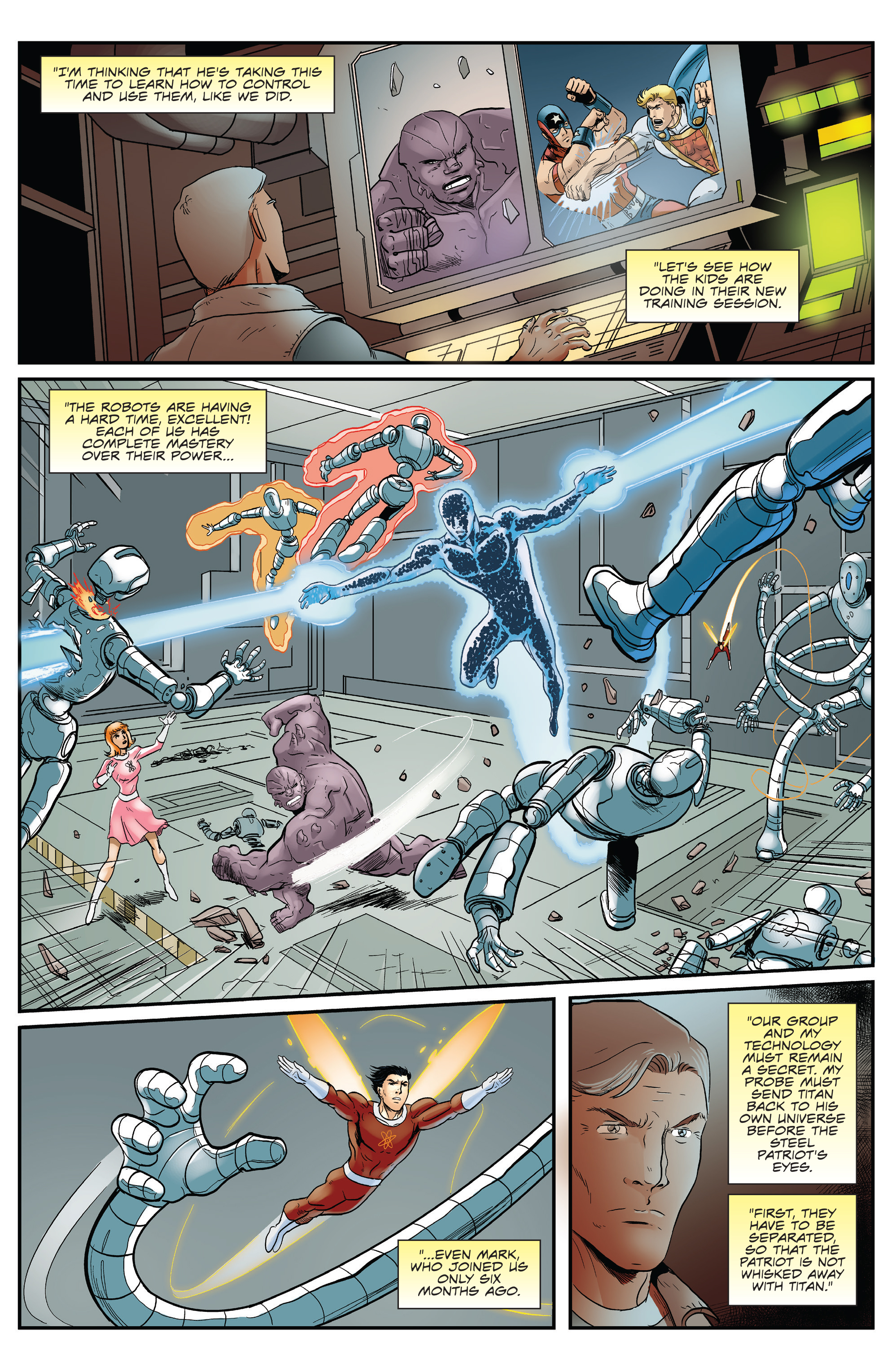 Read online War of the Independents: Man, Out of Time comic -  Issue # Full - 17