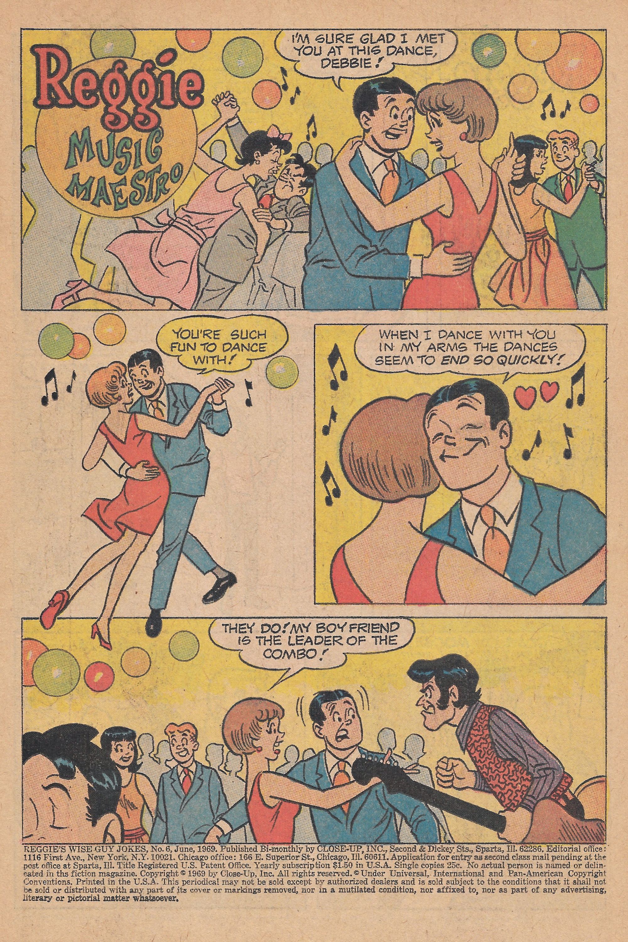 Read online Reggie's Wise Guy Jokes comic -  Issue #6 - 3