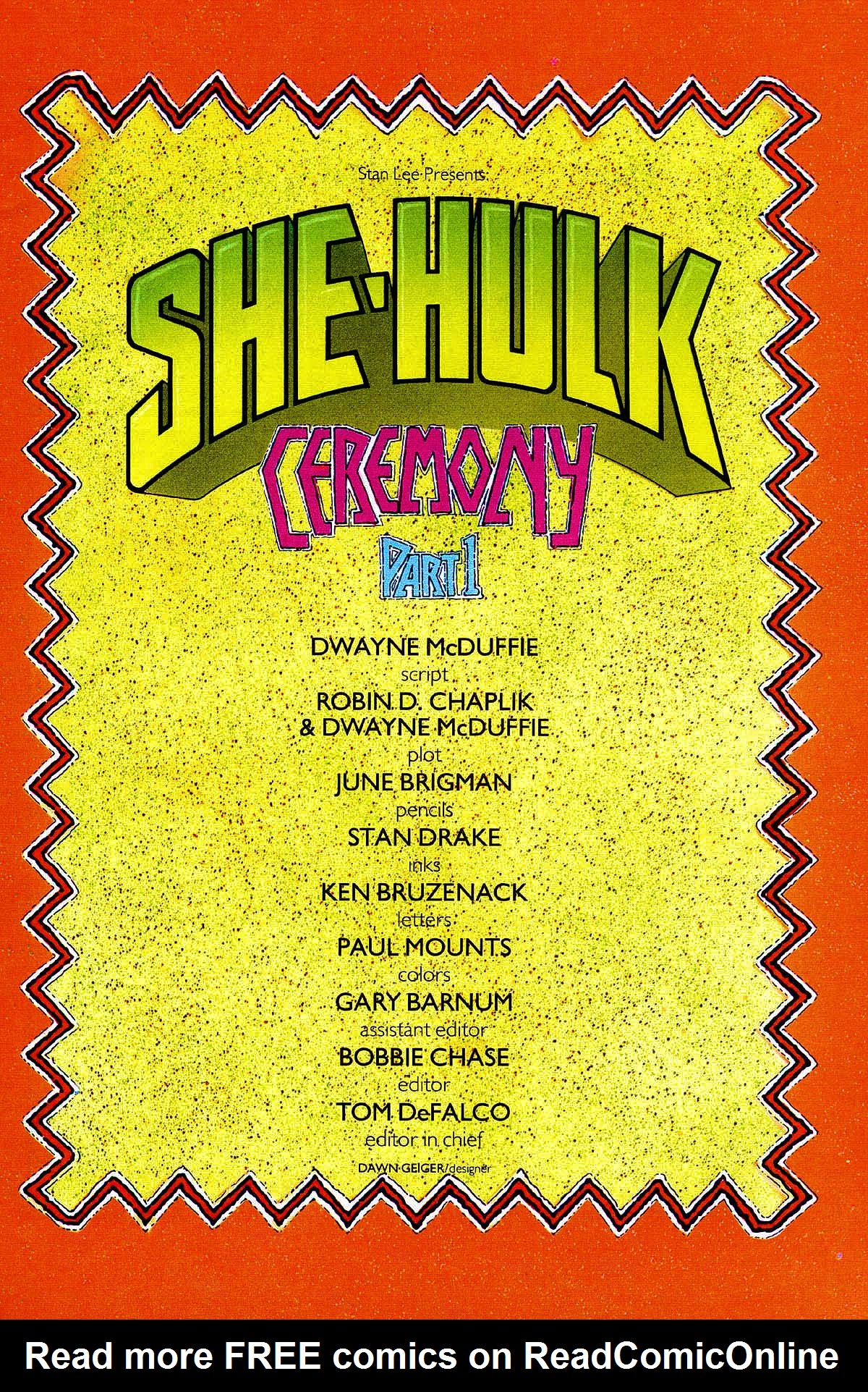 Read online The Sensational She-Hulk in Ceremony comic -  Issue #1 - 4