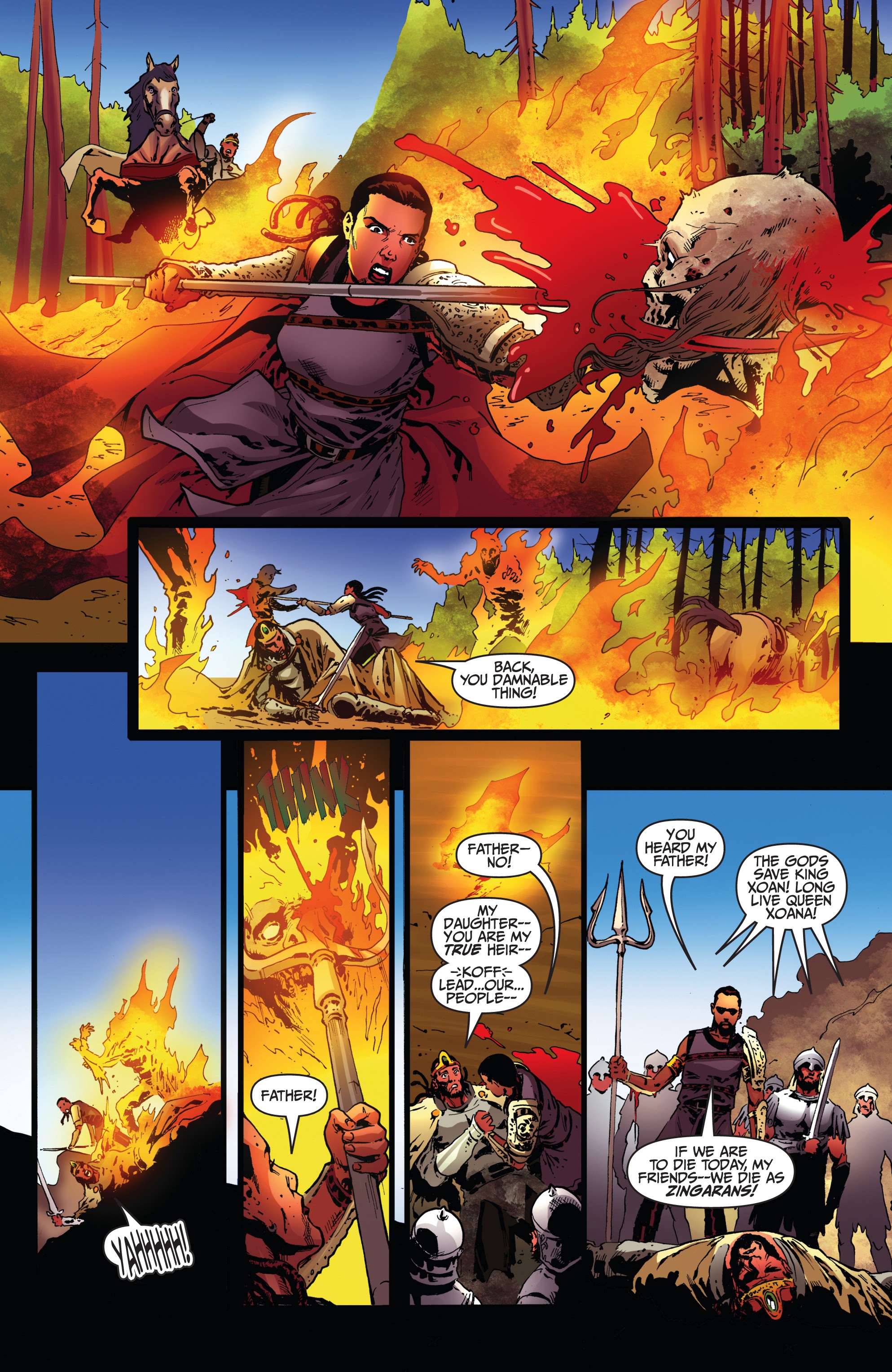 Read online Red Sonja: Vulture's Circle comic -  Issue # _TPB - 107