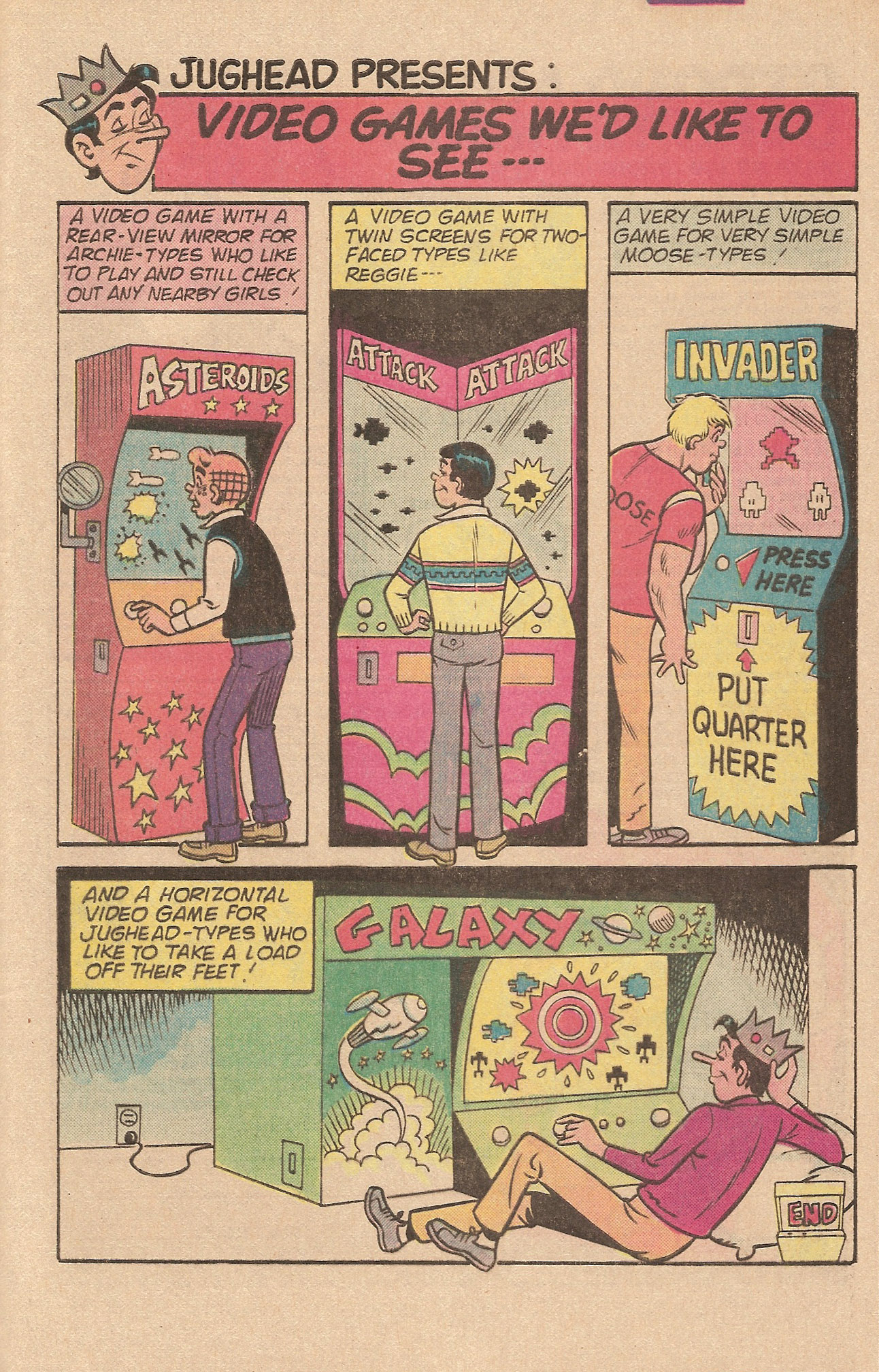 Read online Jughead's Jokes comic -  Issue #77 - 33