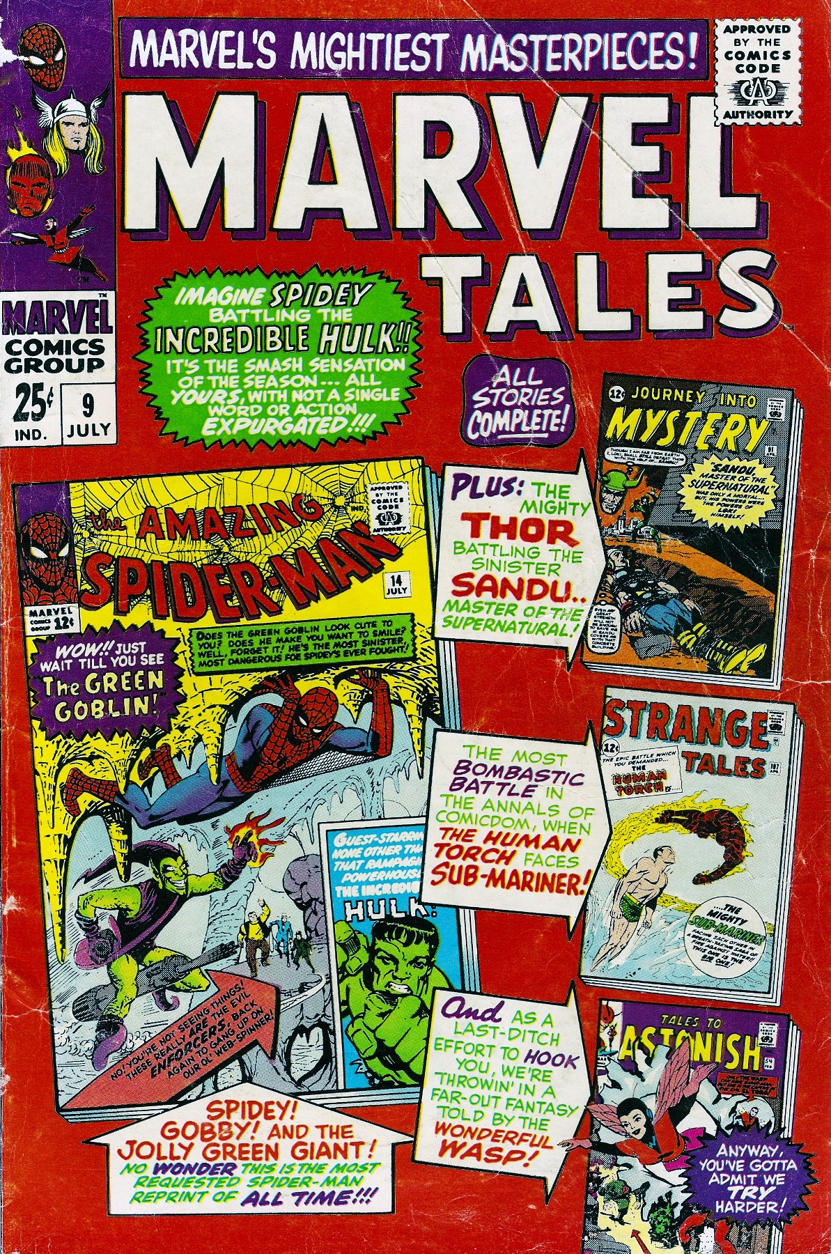Read online Marvel Tales (1964) comic -  Issue #9 - 1