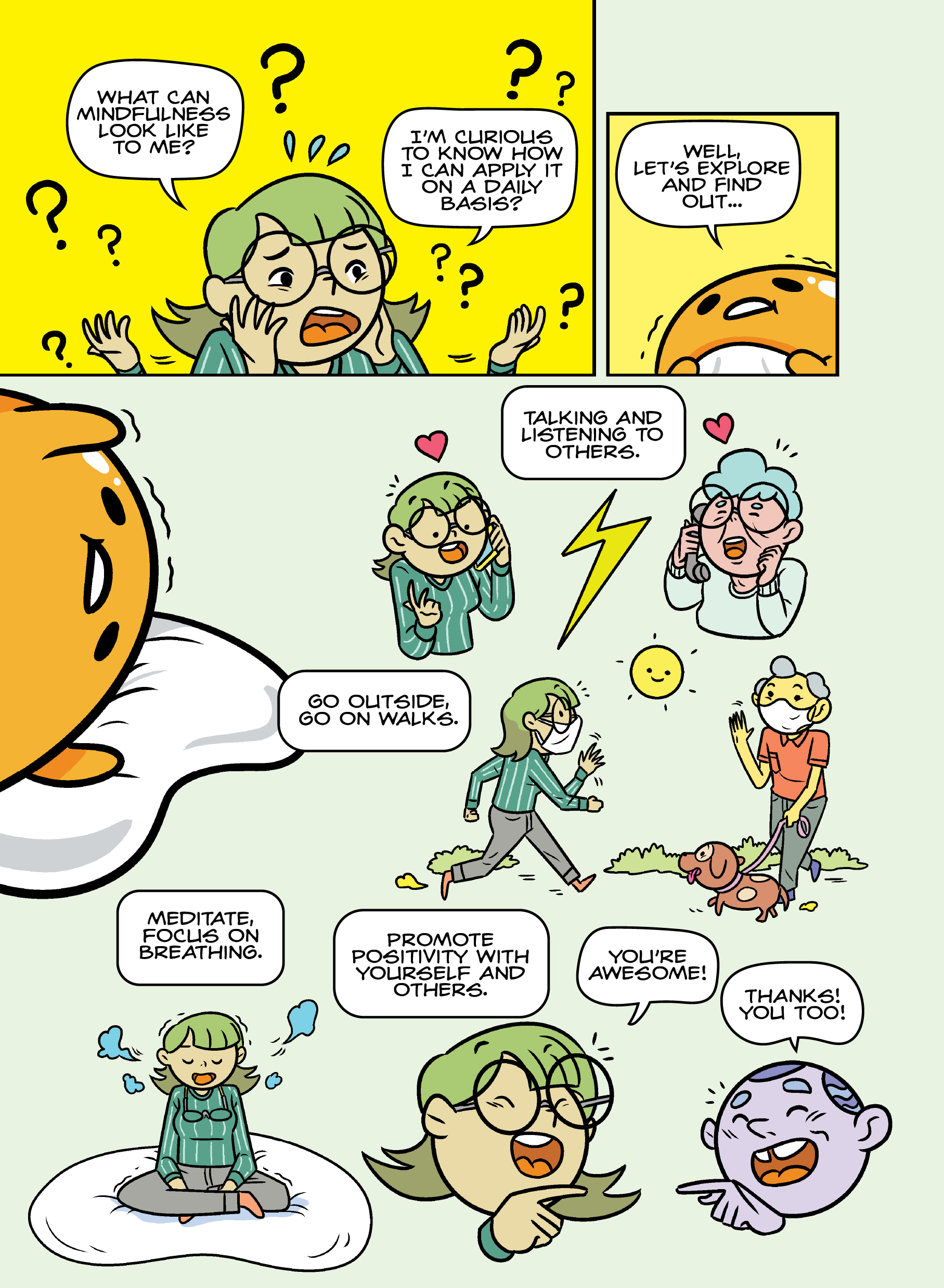 Read online Gudetama comic -  Issue # Mindfulness for the Lazy - 30