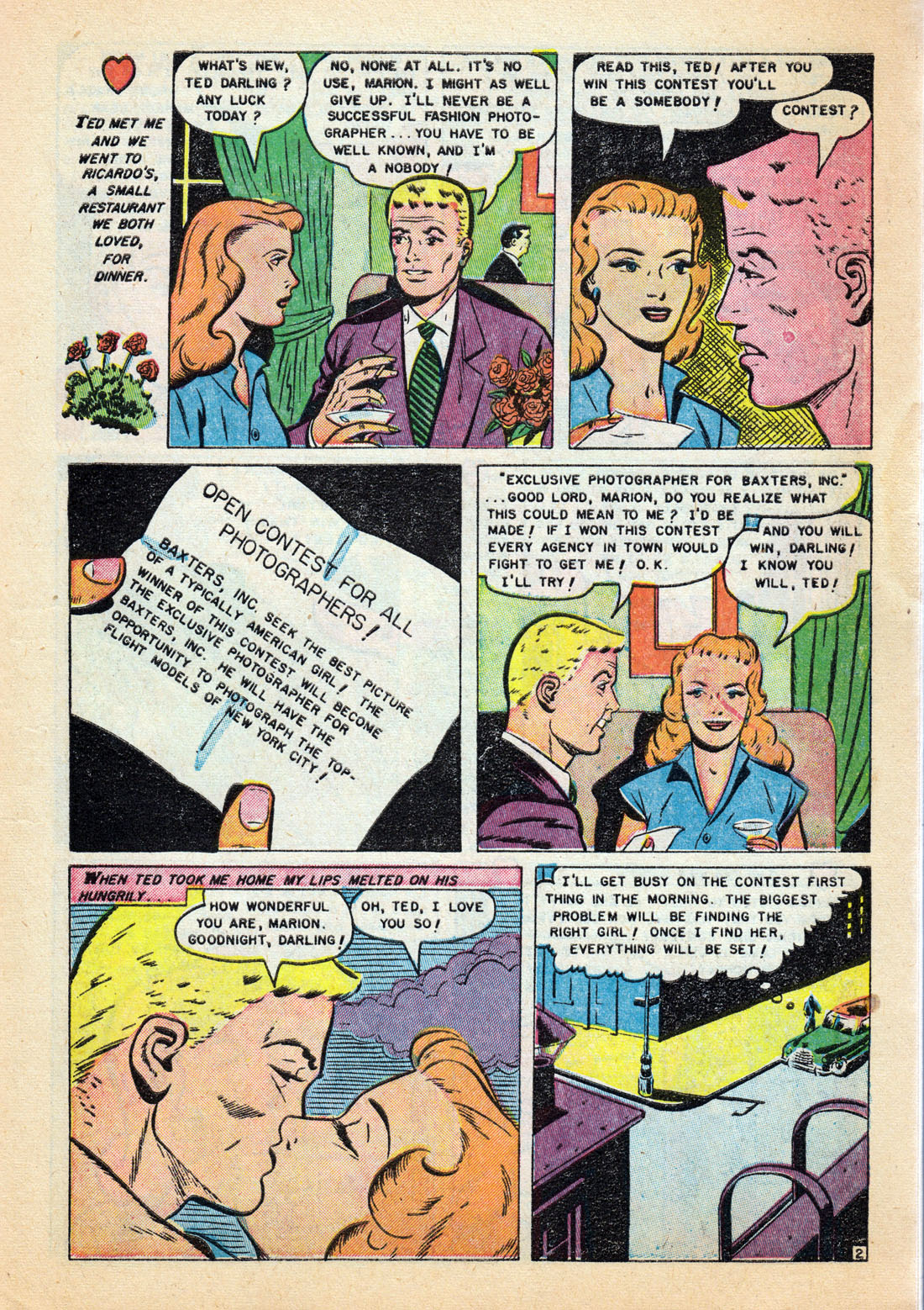 Read online Romantic Hearts comic -  Issue #6 - 11