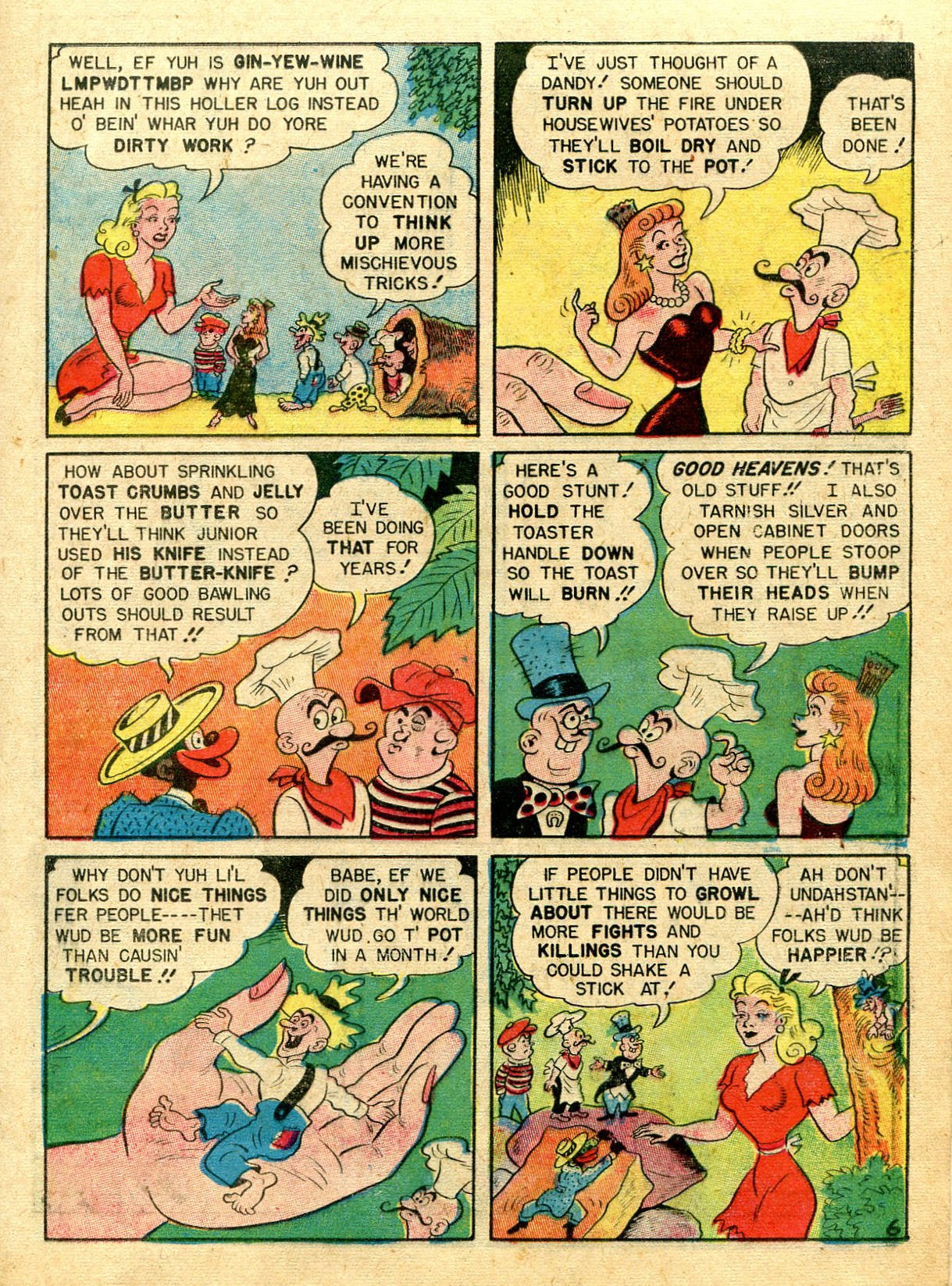 Read online Babe (1948) comic -  Issue #8 - 23