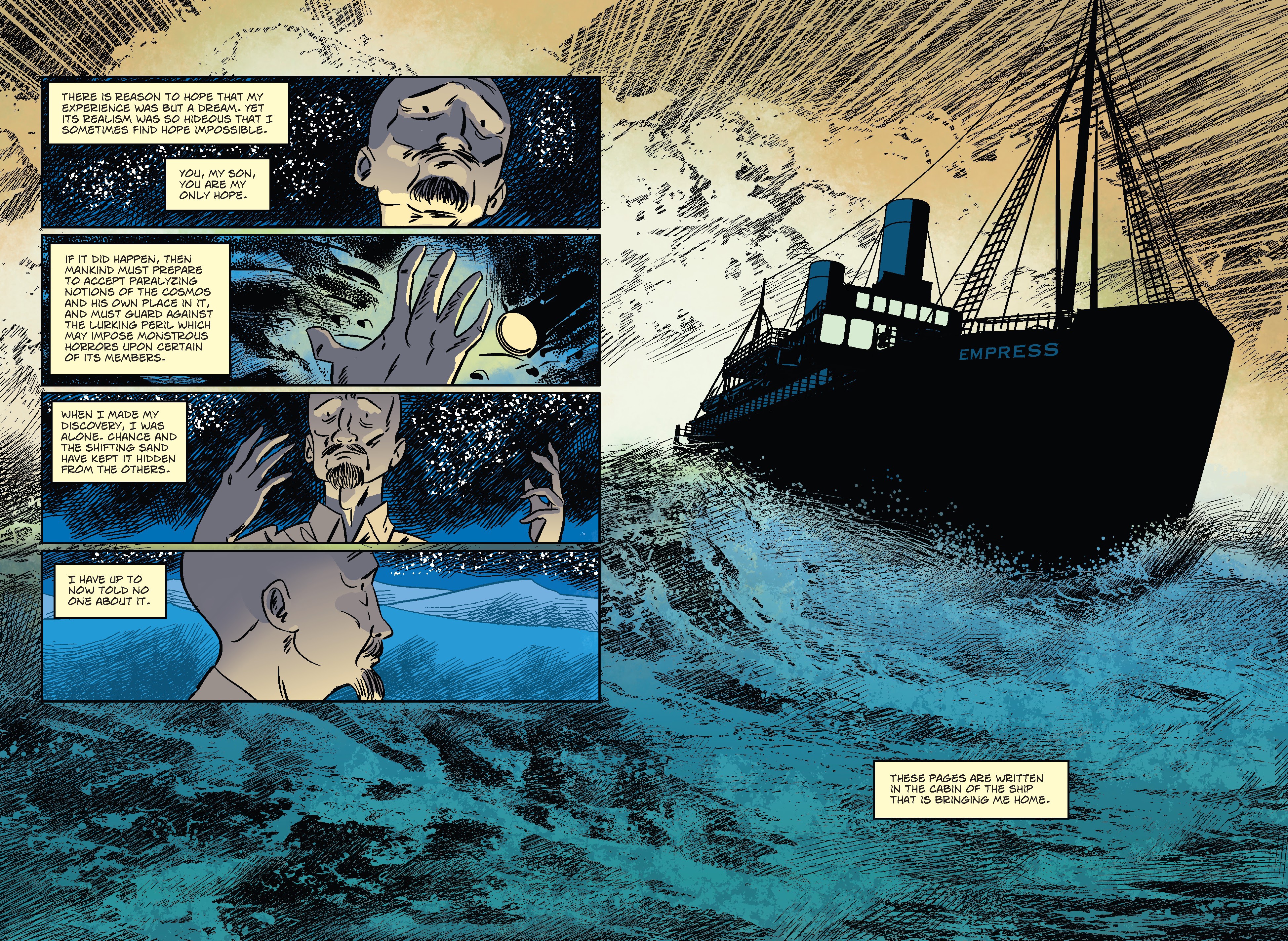 Read online H.P. Lovecraft The Shadow Out of Time comic -  Issue # TPB - 7