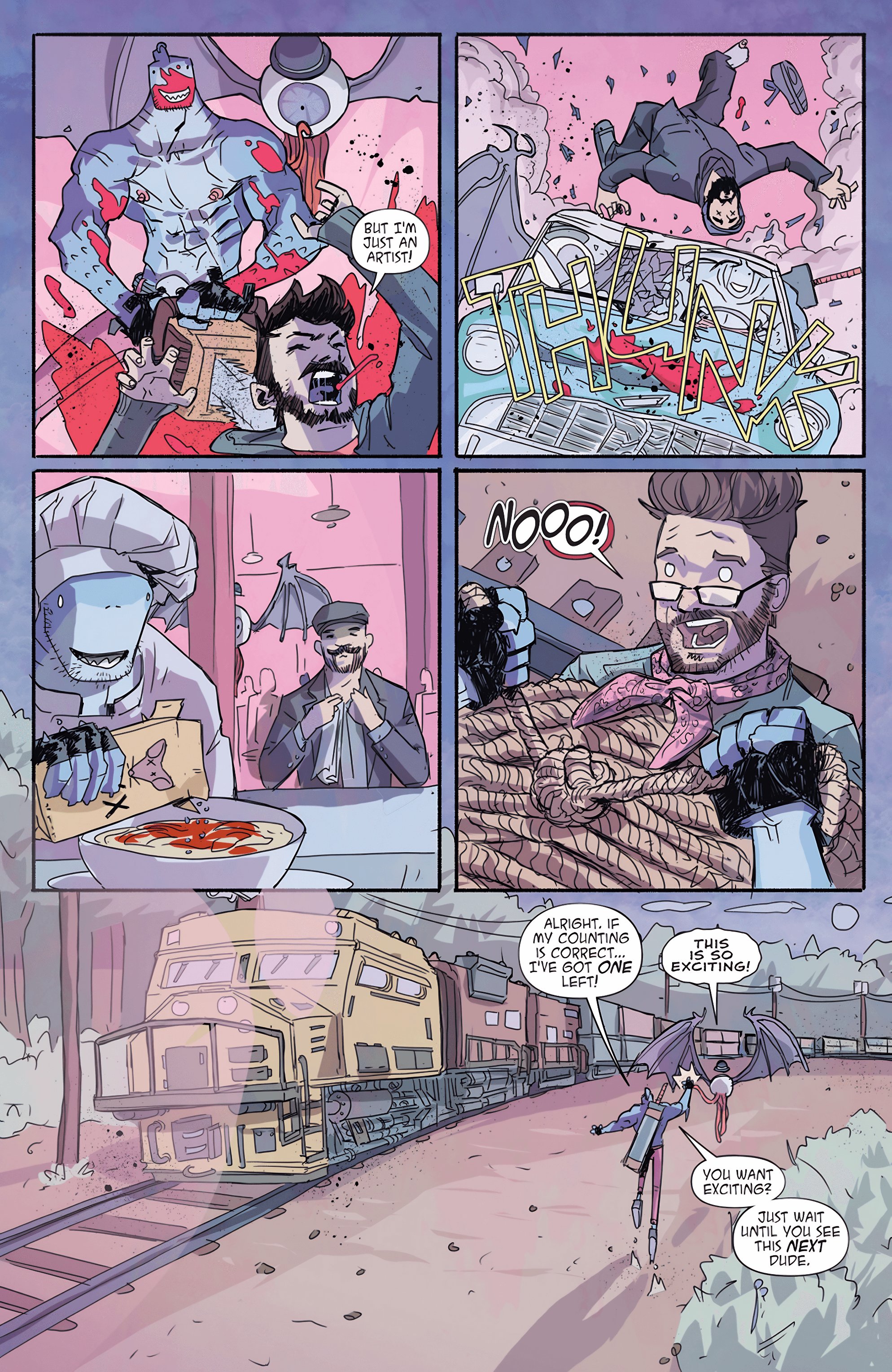 Read online Metalshark Bro: What the Fin? comic -  Issue # TPB - 37