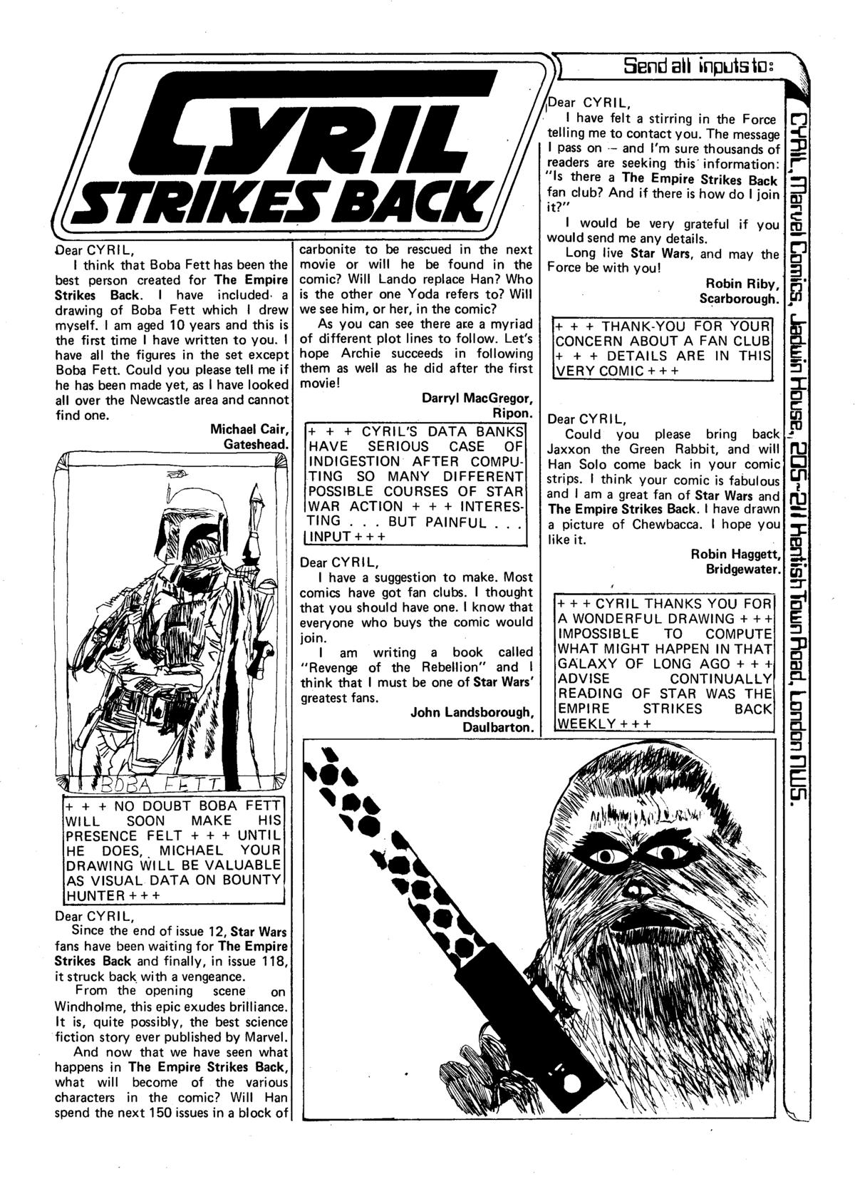 Read online Star Wars Weekly: The Empire Strikes Back comic -  Issue #133 - 9