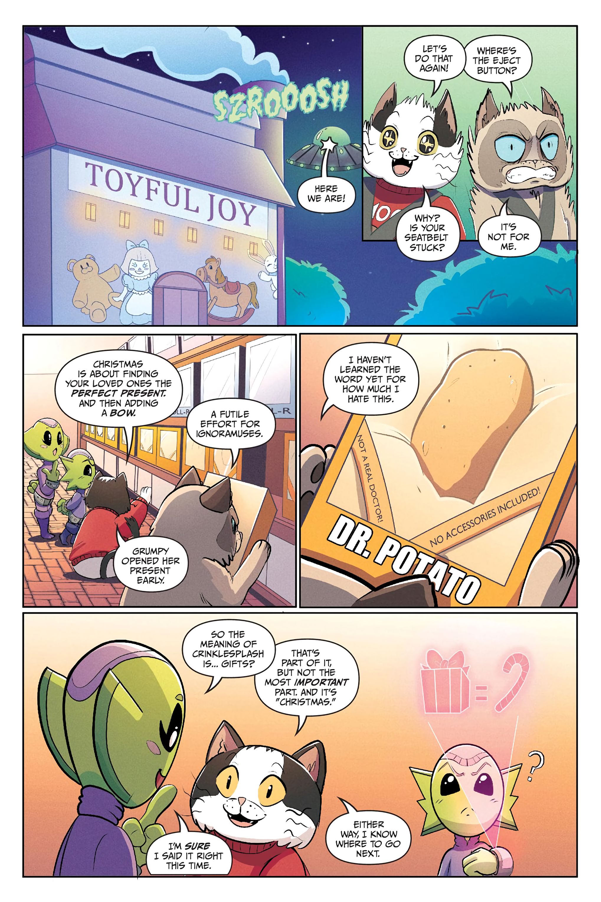 Read online Grumpy Cat: The Grumpus and Other Horrible Holiday Tales comic -  Issue # TPB - 77