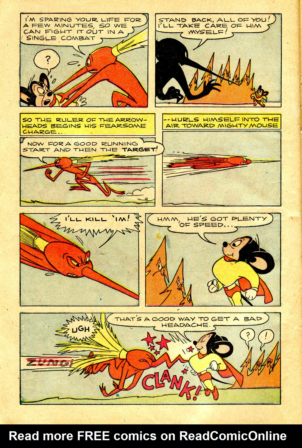 Read online Paul Terry's Mighty Mouse Comics comic -  Issue #42 - 12