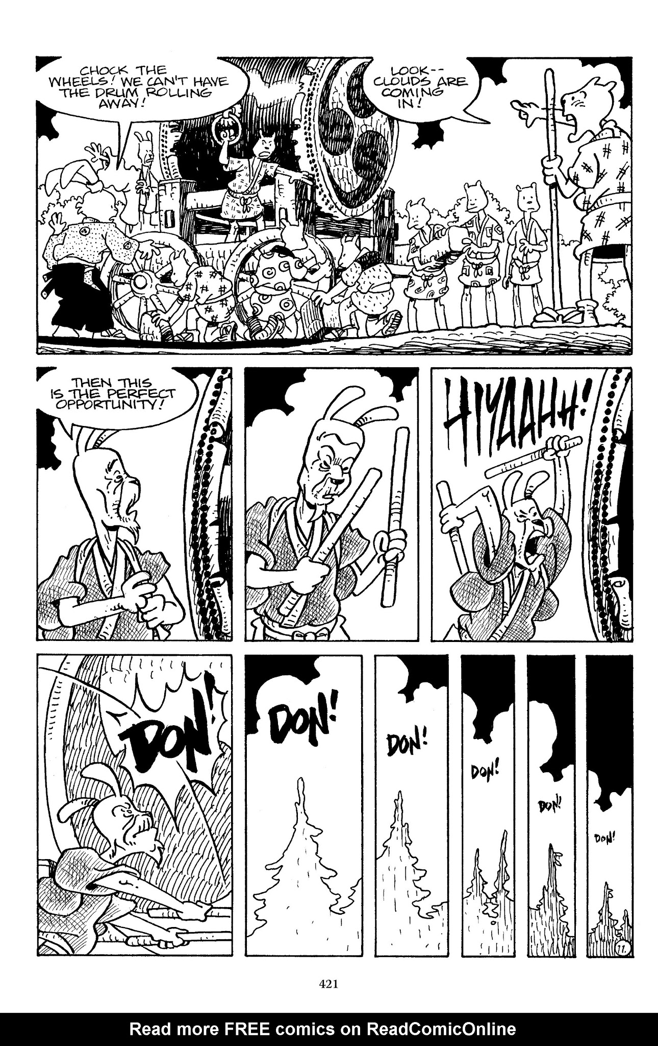 Read online The Usagi Yojimbo Saga comic -  Issue # TPB 7 - 414