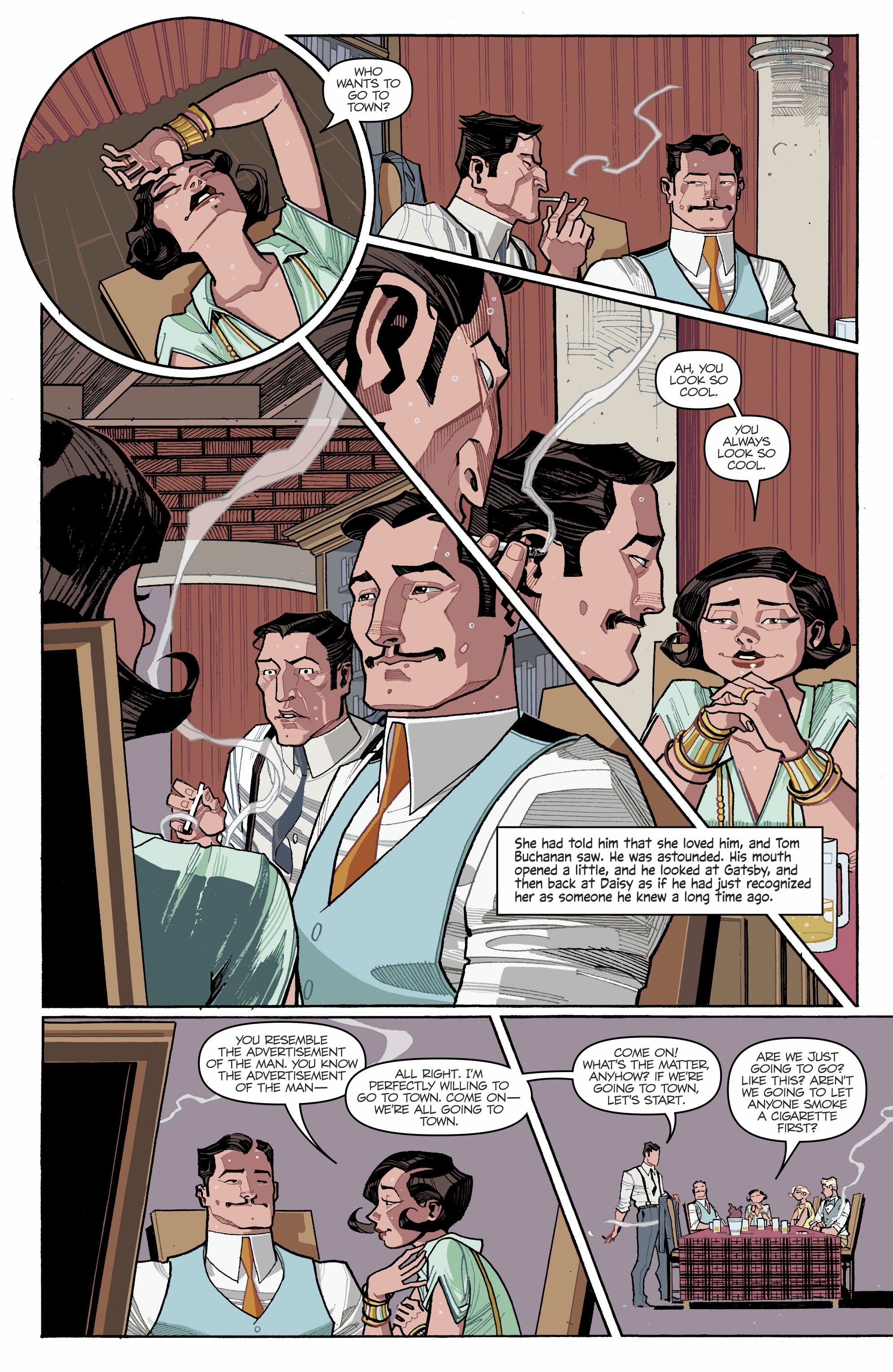 Read online The Great Gatsby comic -  Issue #5 - 11
