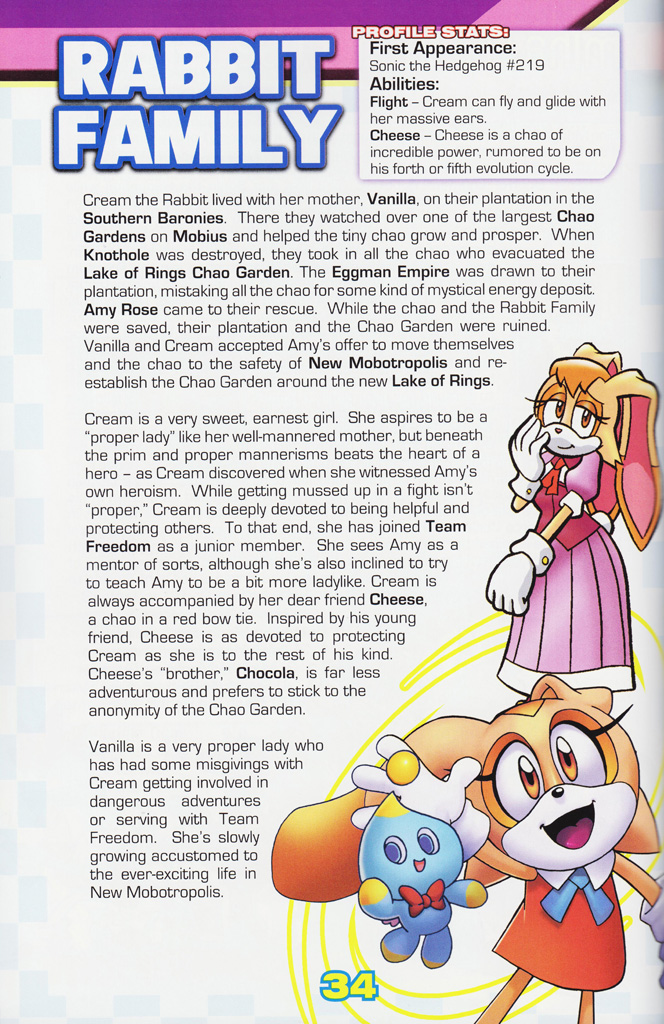 Read online Sonic the Hedgehog: The Complete Sonic Comic Encyclopedia comic -  Issue # TPB - 36